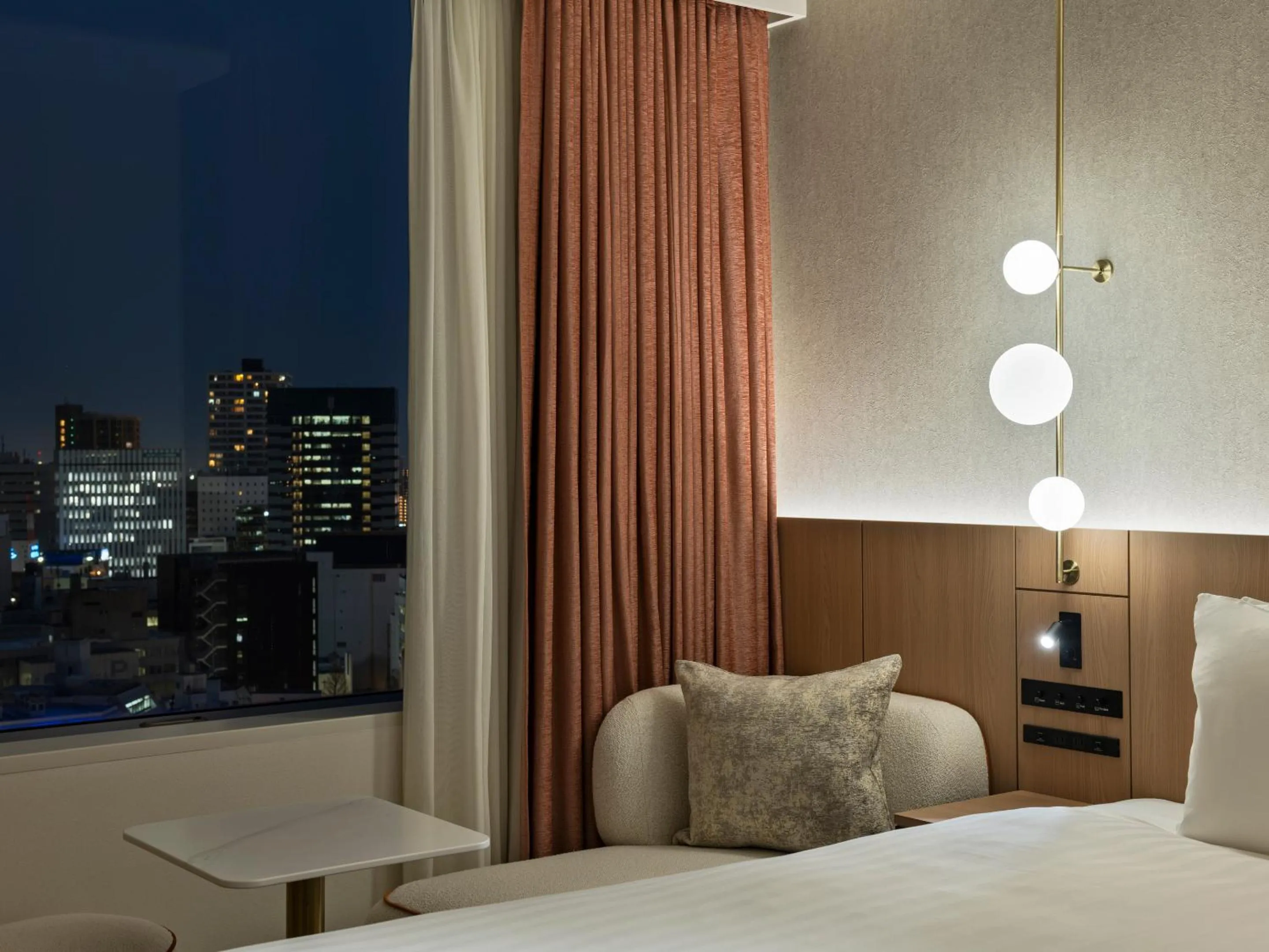 View (from property/room), Bed in Mitsui Garden Hotel Sendai - Reopening on June 14