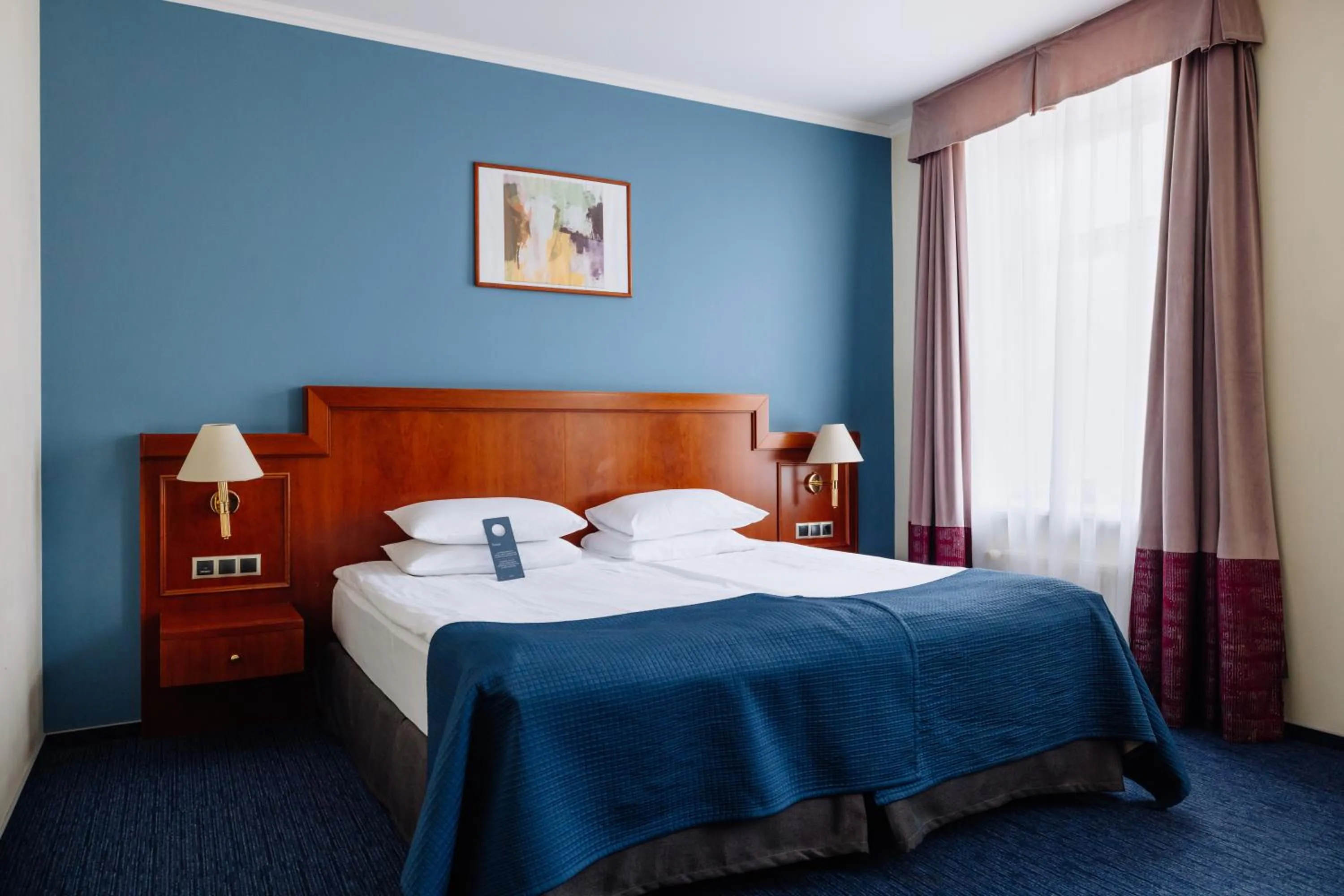 Bedroom, Bed in Hestia Hotel Jugend