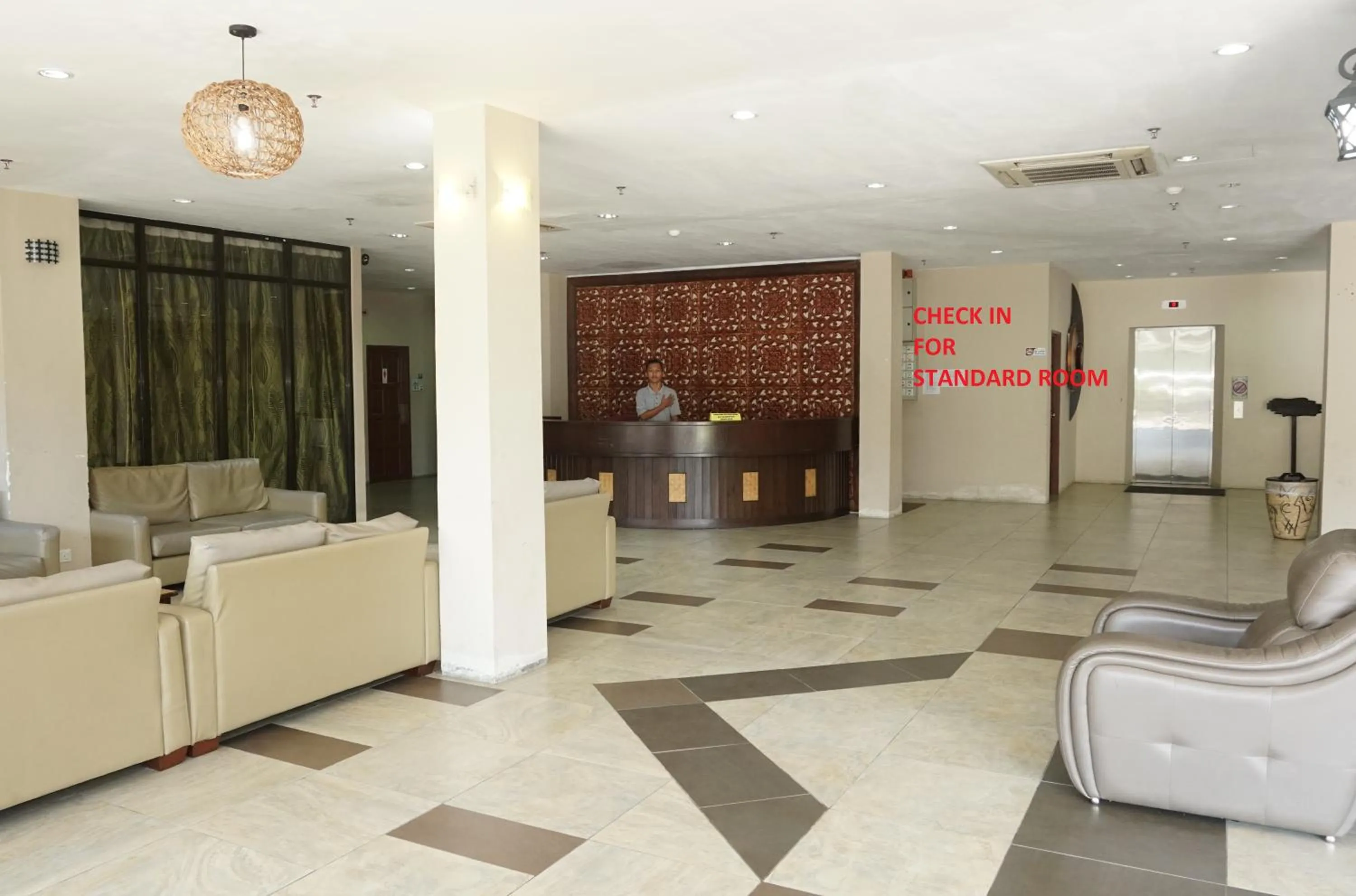 Lobby or reception in De Baron Resort