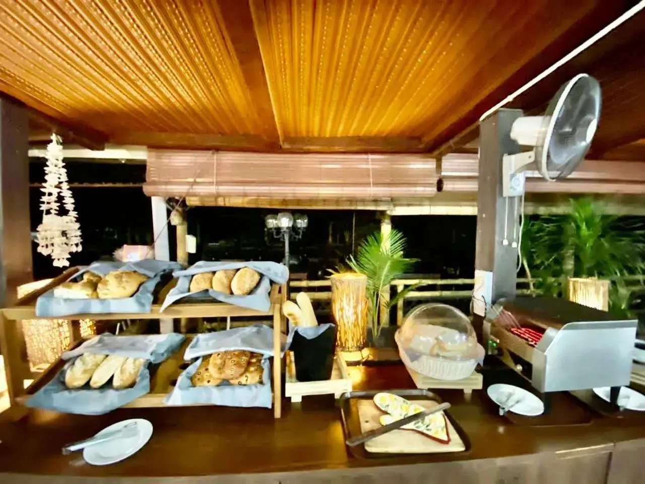 Buffet breakfast in De Baron Resort Buffet breakfast in De Baron Resort