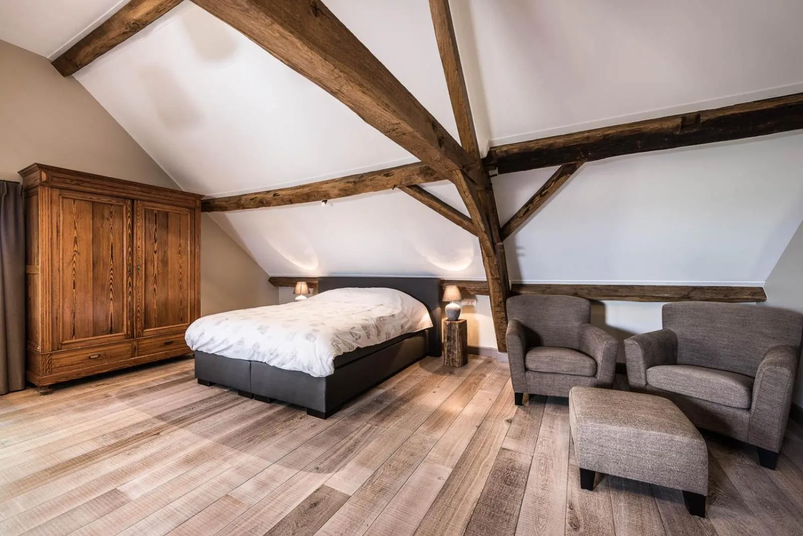 Bedroom, Bed in B&B Haut Brûly