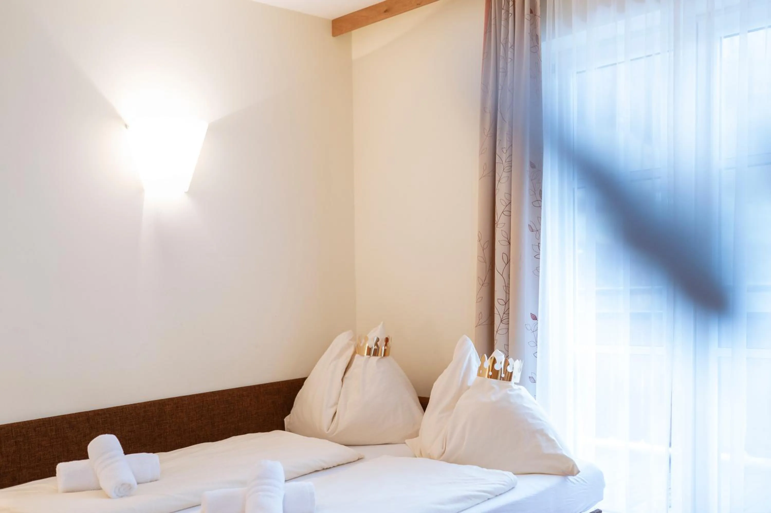 Bed in Hotel Bachschmied