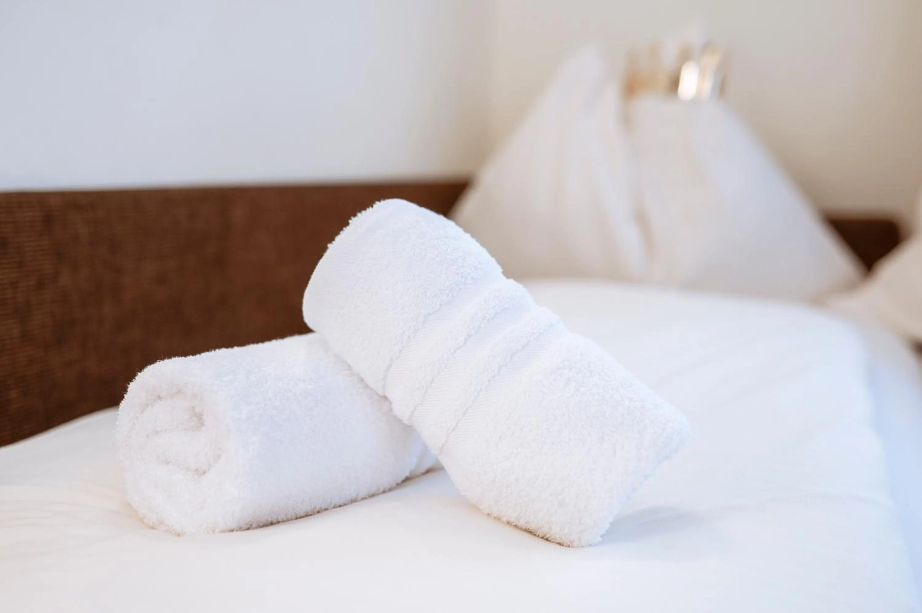 Bed in Hotel Bachschmied