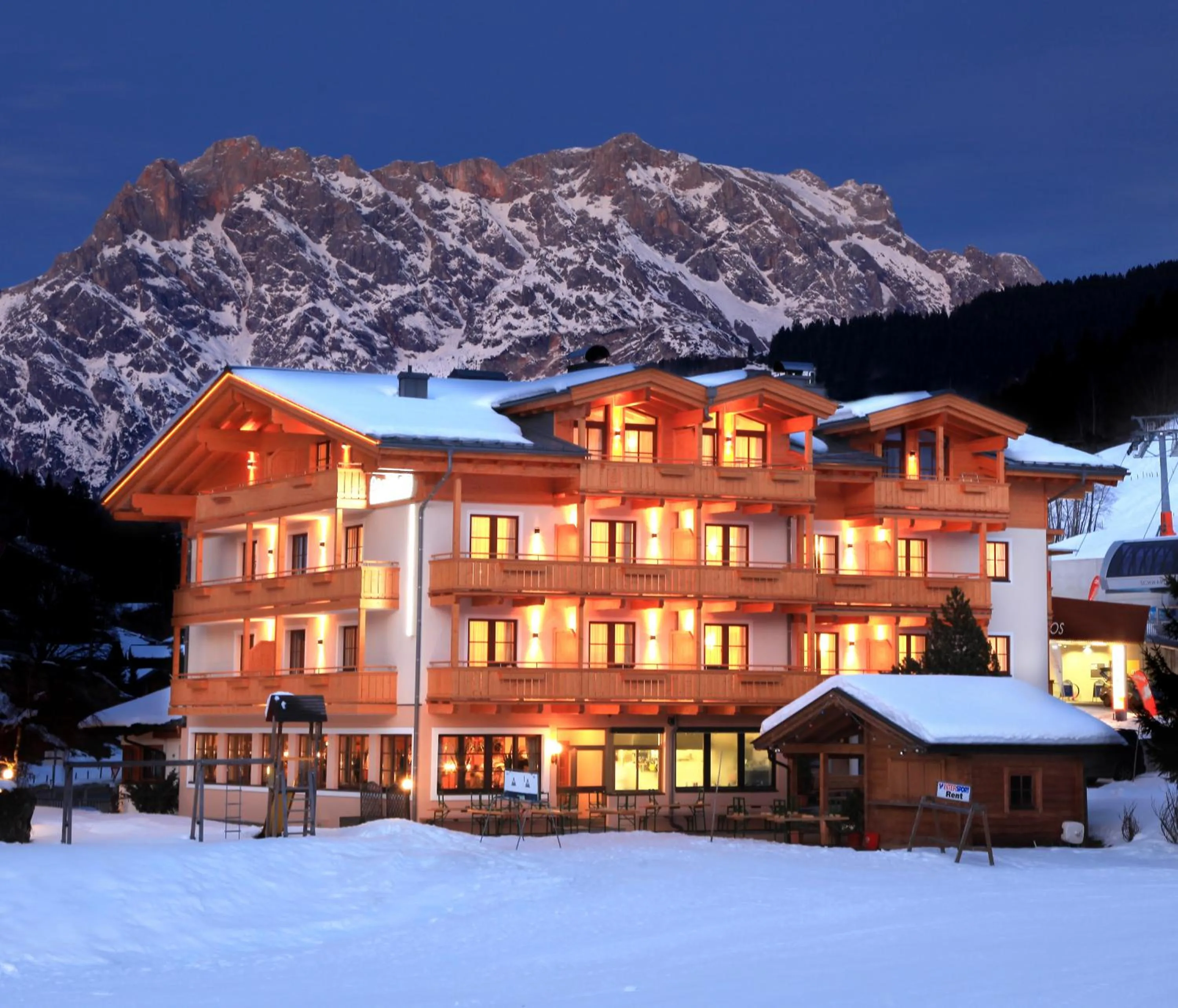 Property building in Hotel Bachschmied