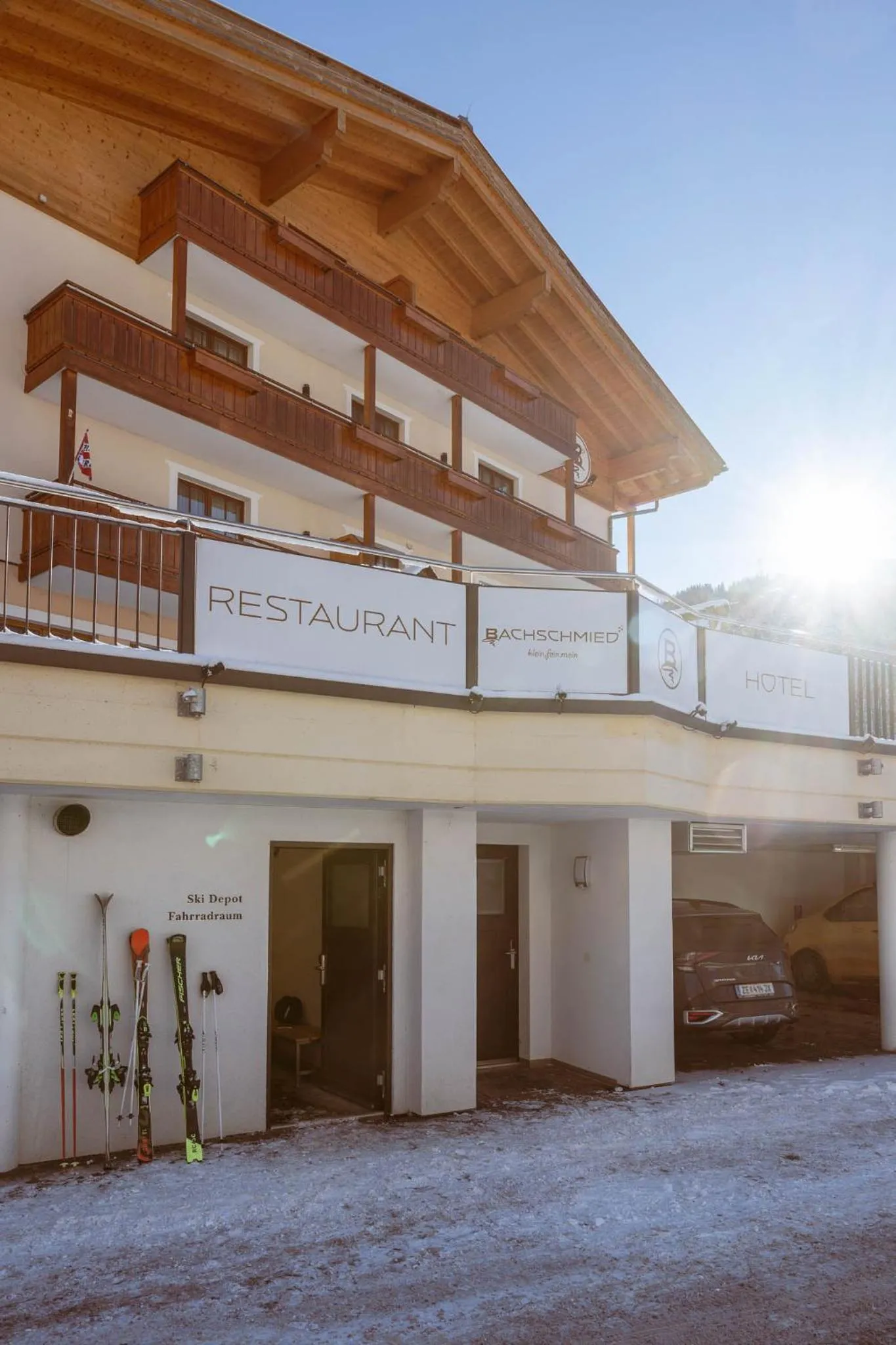 Property building in Hotel Bachschmied