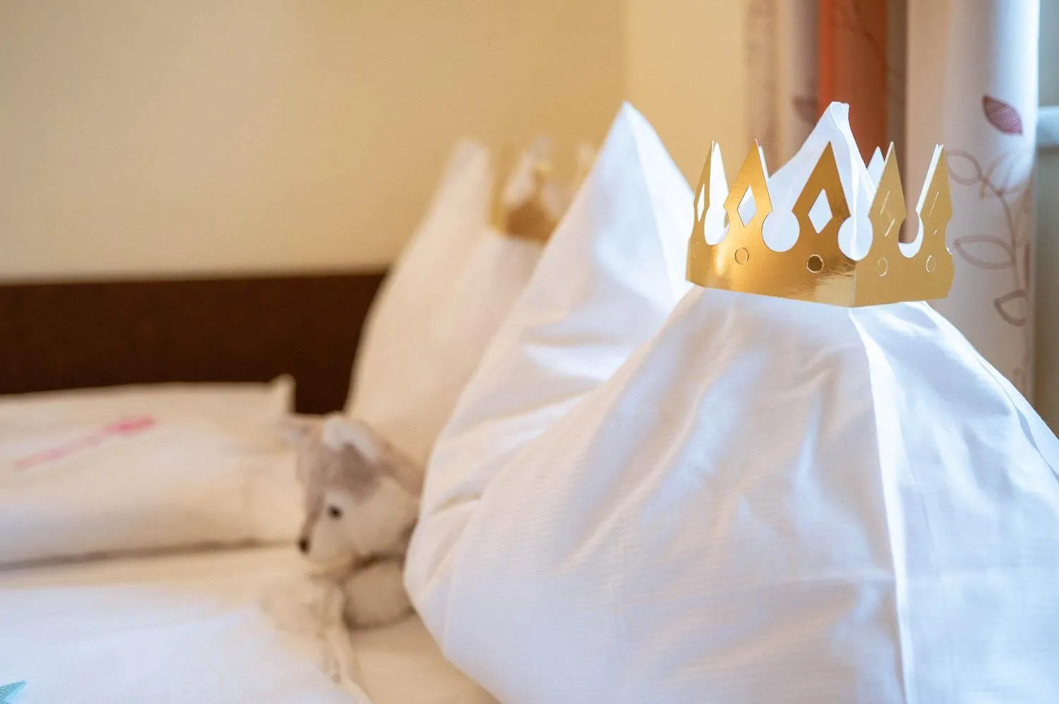 Bed in Hotel Bachschmied