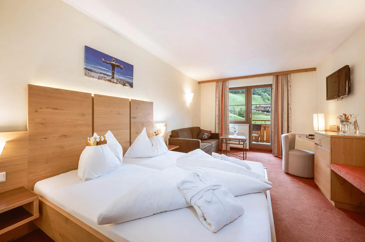 Bedroom, Bed in Hotel Bachschmied
