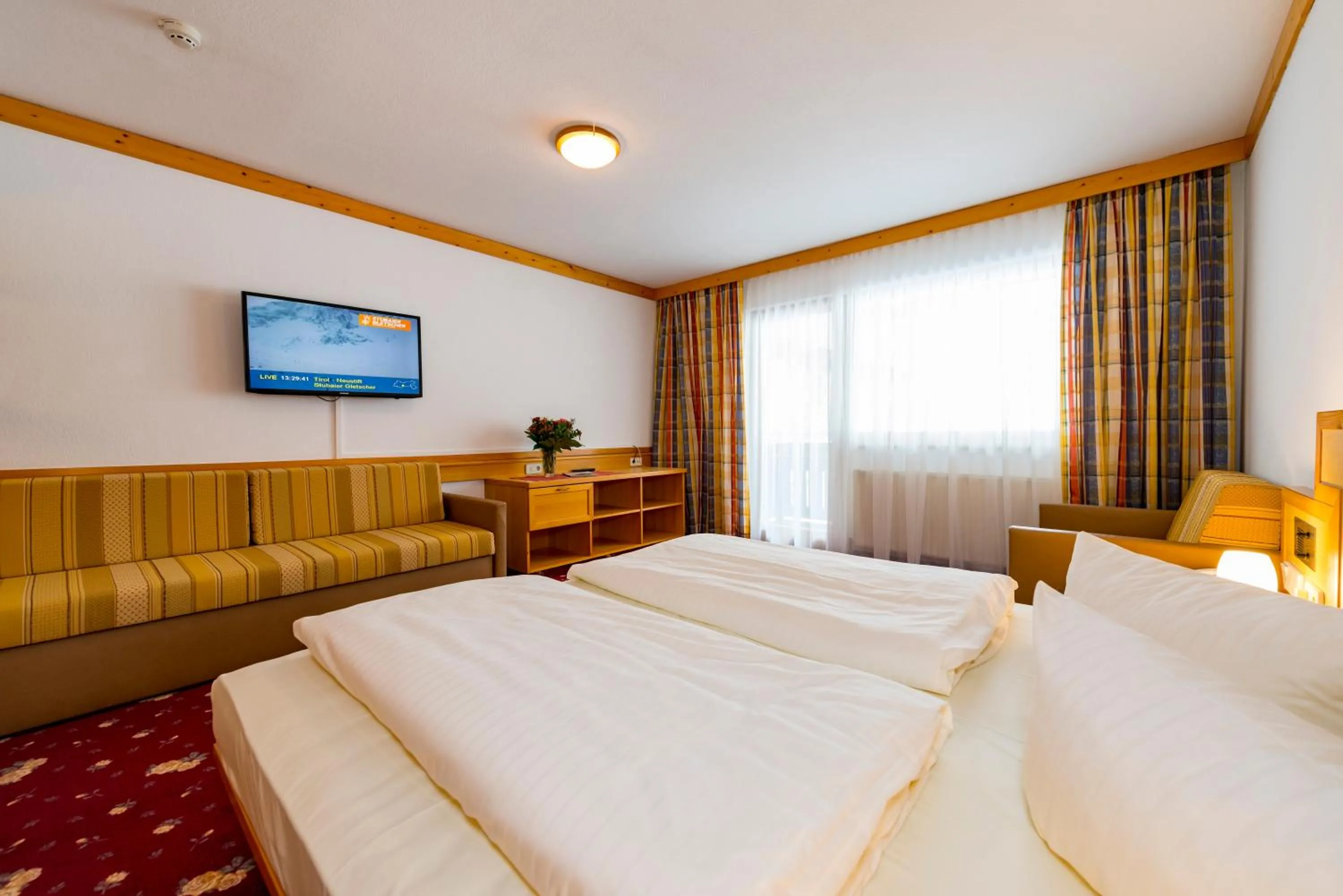 Bed in Alpensporthotel Mutterberg