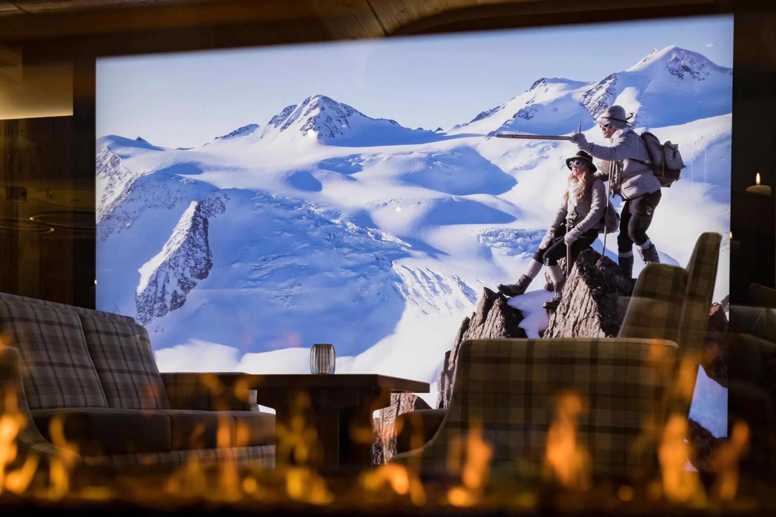 Lounge or bar in Alpensporthotel Mutterberg