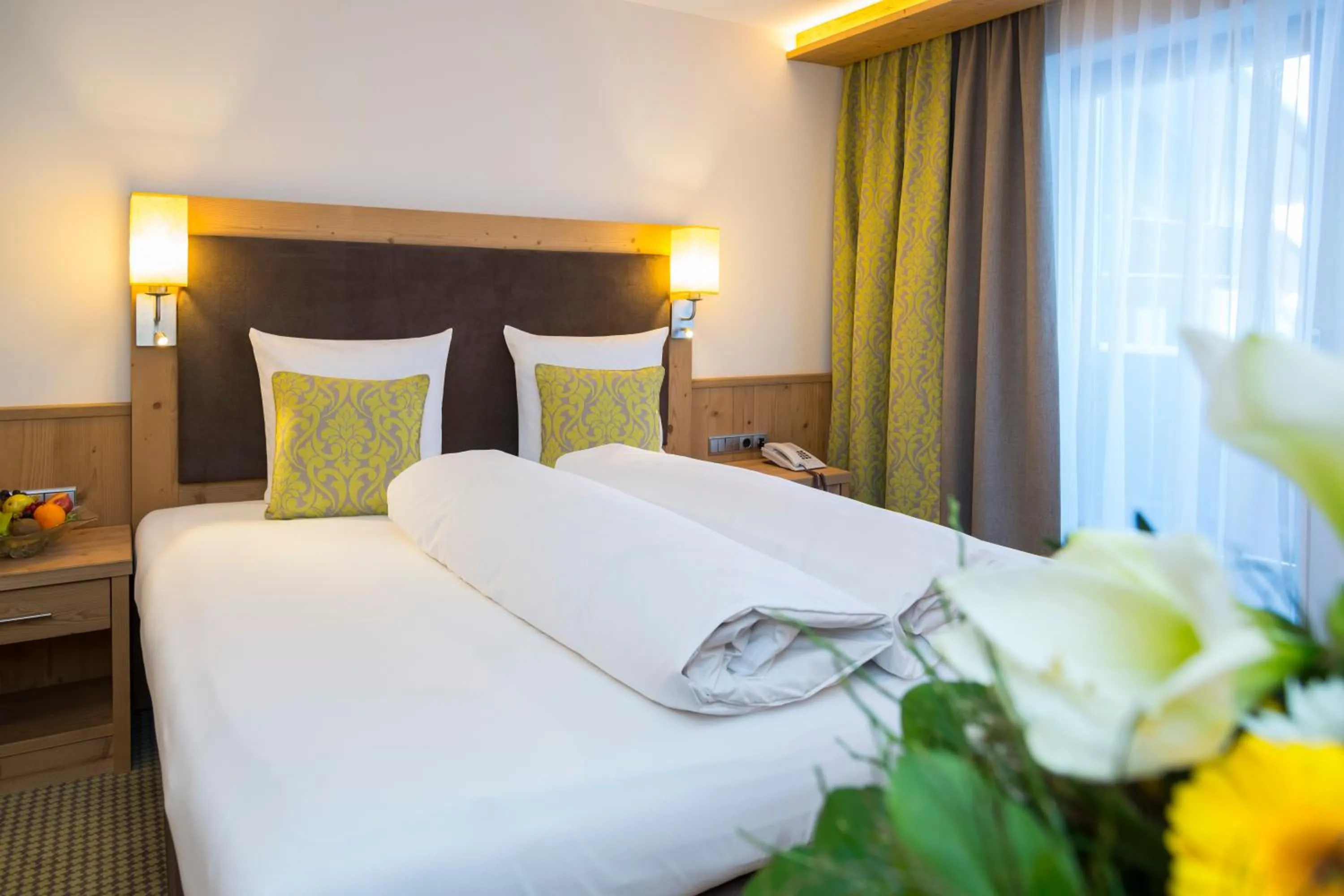 Bed in Alpensporthotel Mutterberg