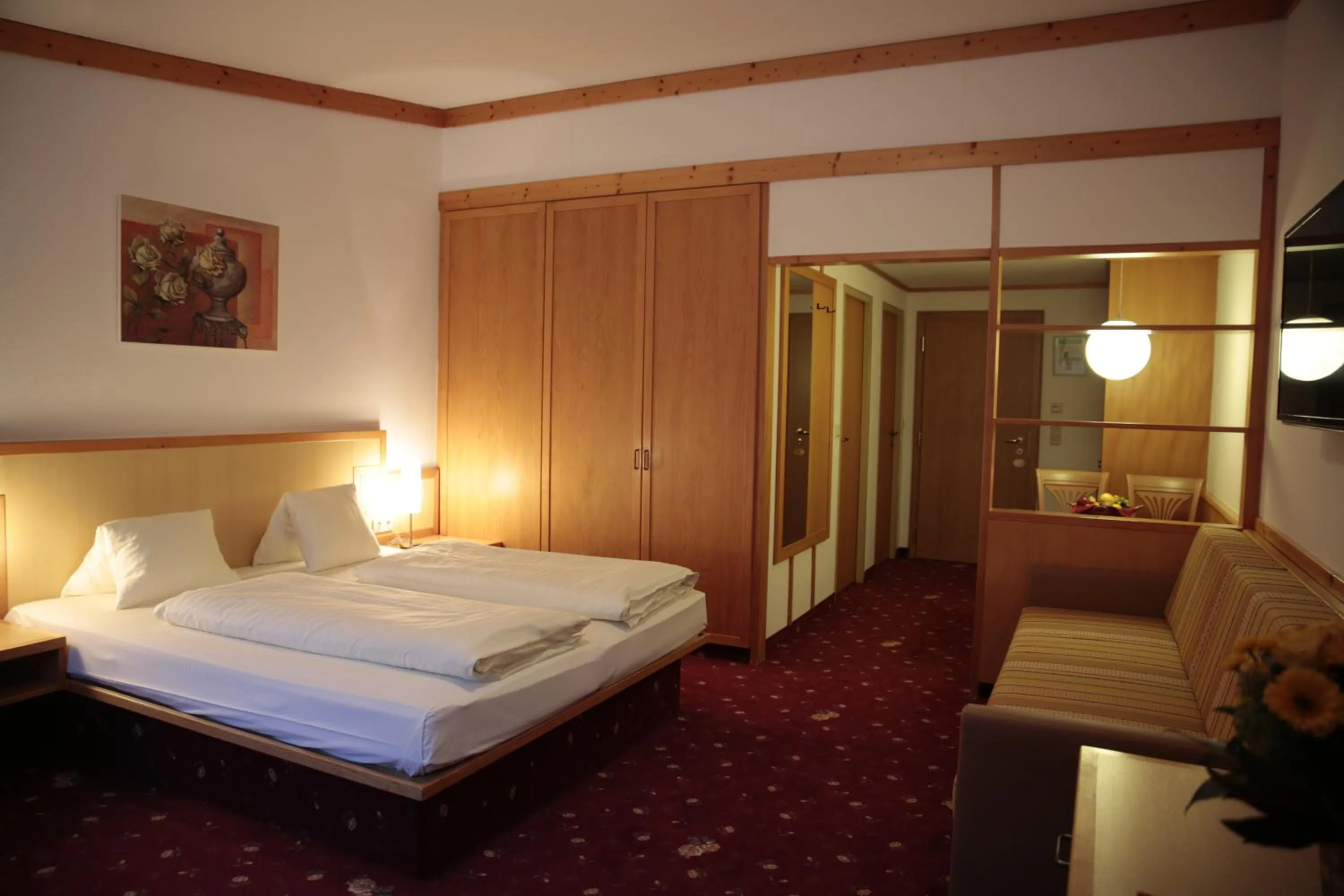 Bed in Alpensporthotel Mutterberg