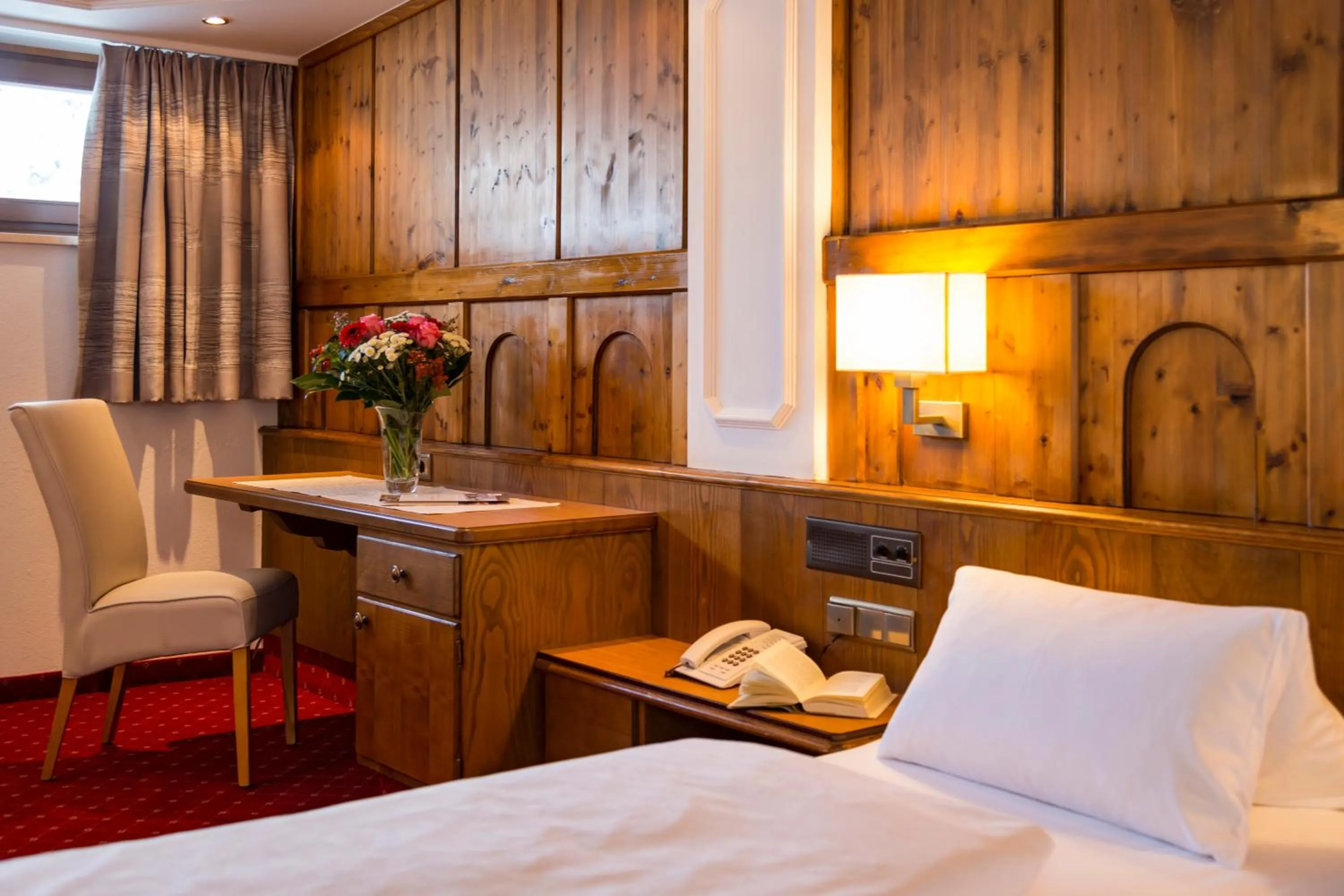 Bed in Alpensporthotel Mutterberg