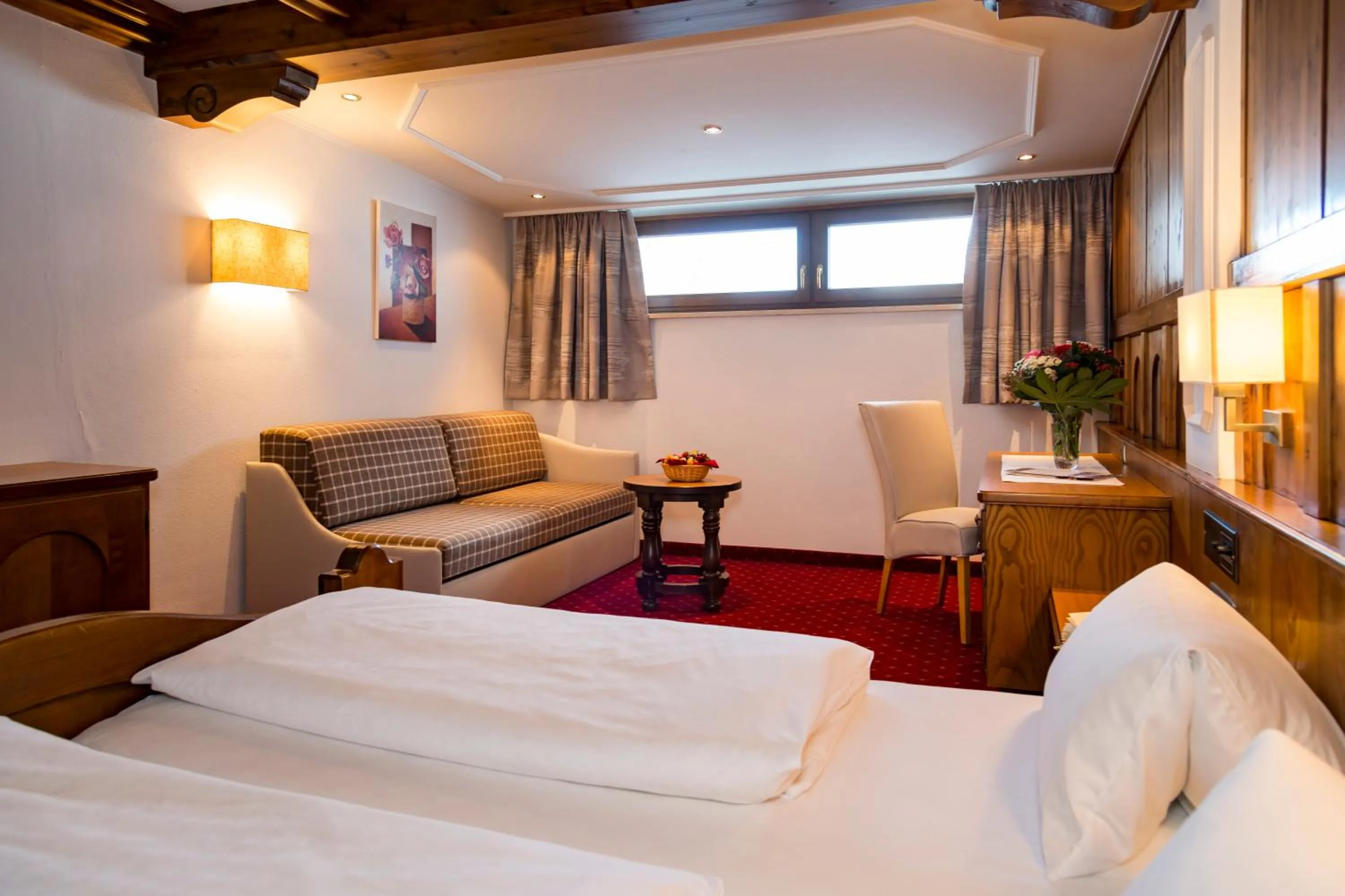 Bed in Alpensporthotel Mutterberg