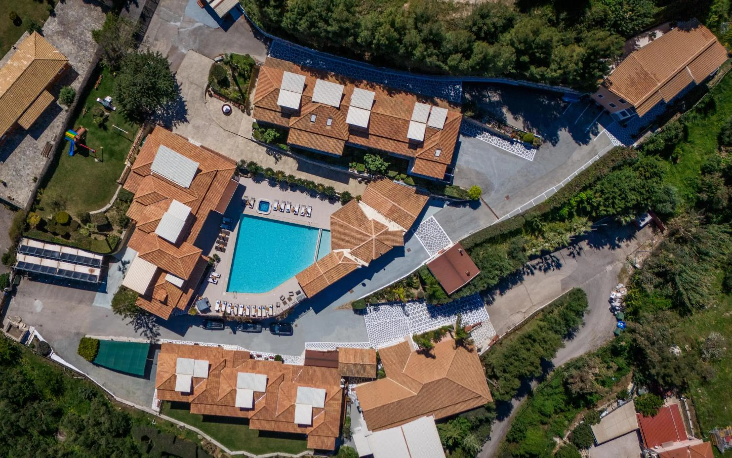 Bird's eye view in Sea View Village