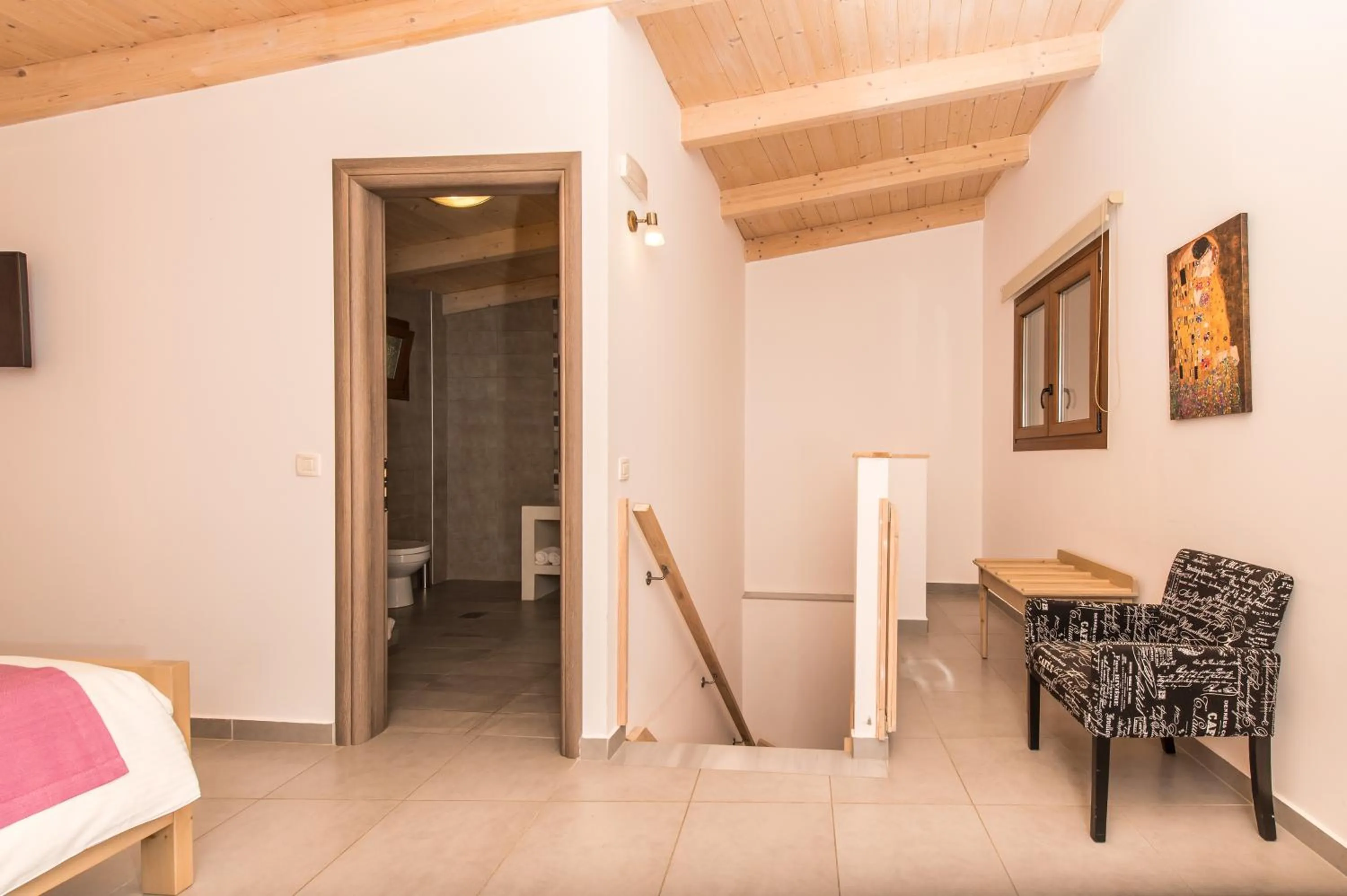 Seating area, Bed in Sea View Village