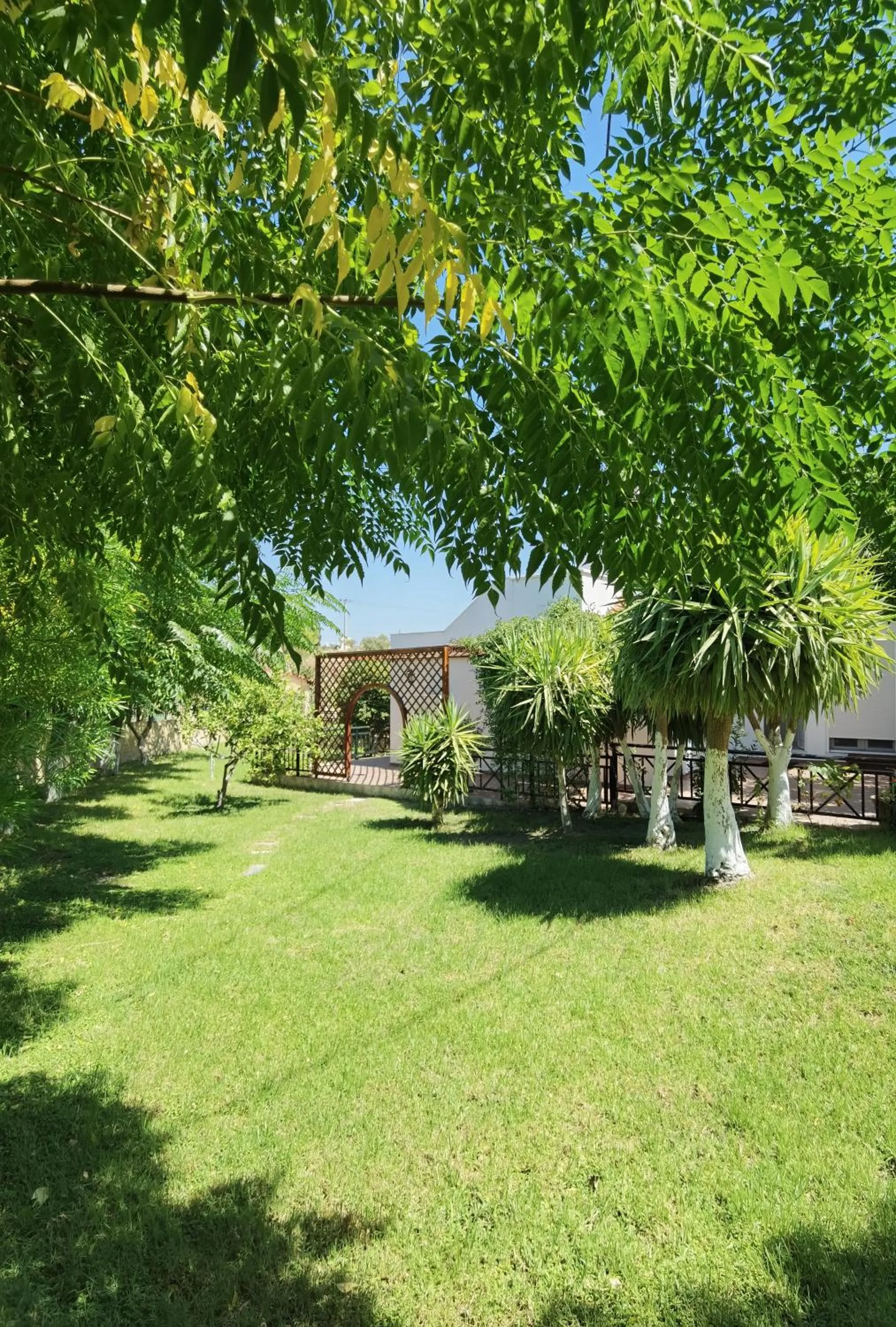 Garden in Vlycha Beach Apartments