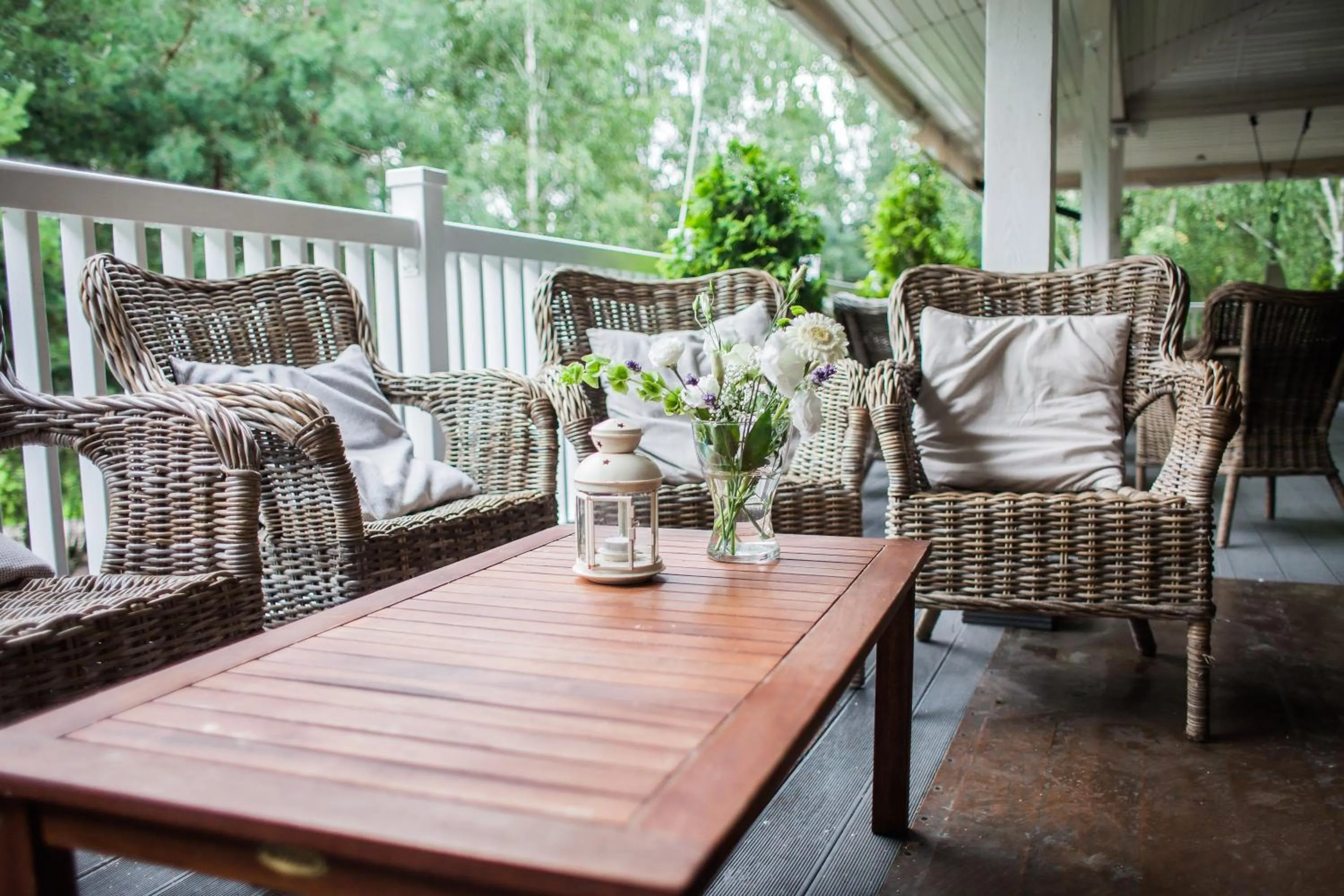 Balcony/Terrace in Dwór Złotopolska Dolina Mansion House