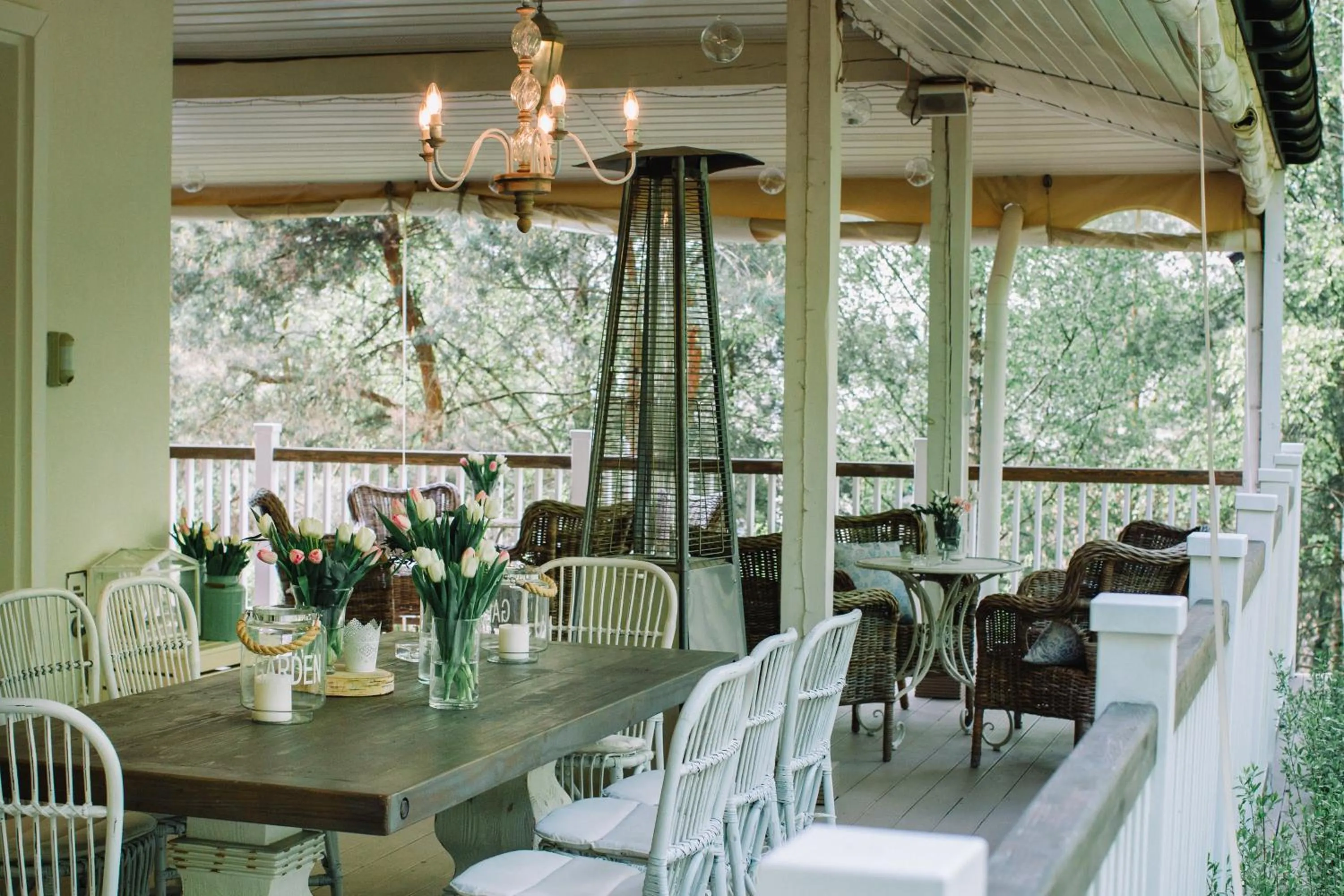 Patio in Dwór Złotopolska Dolina Mansion House