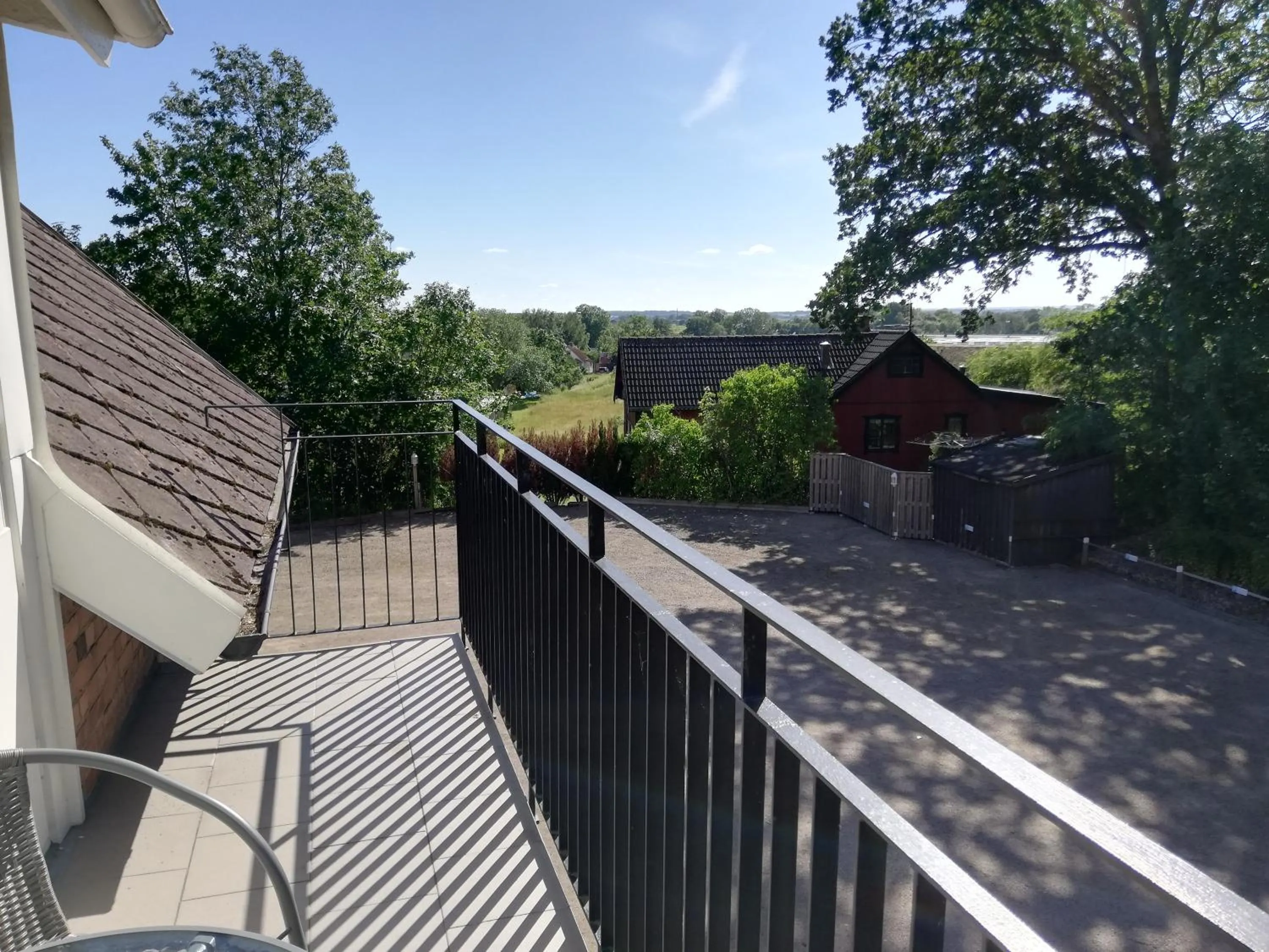 Balcony/Terrace in Hallandsåsen Hostel