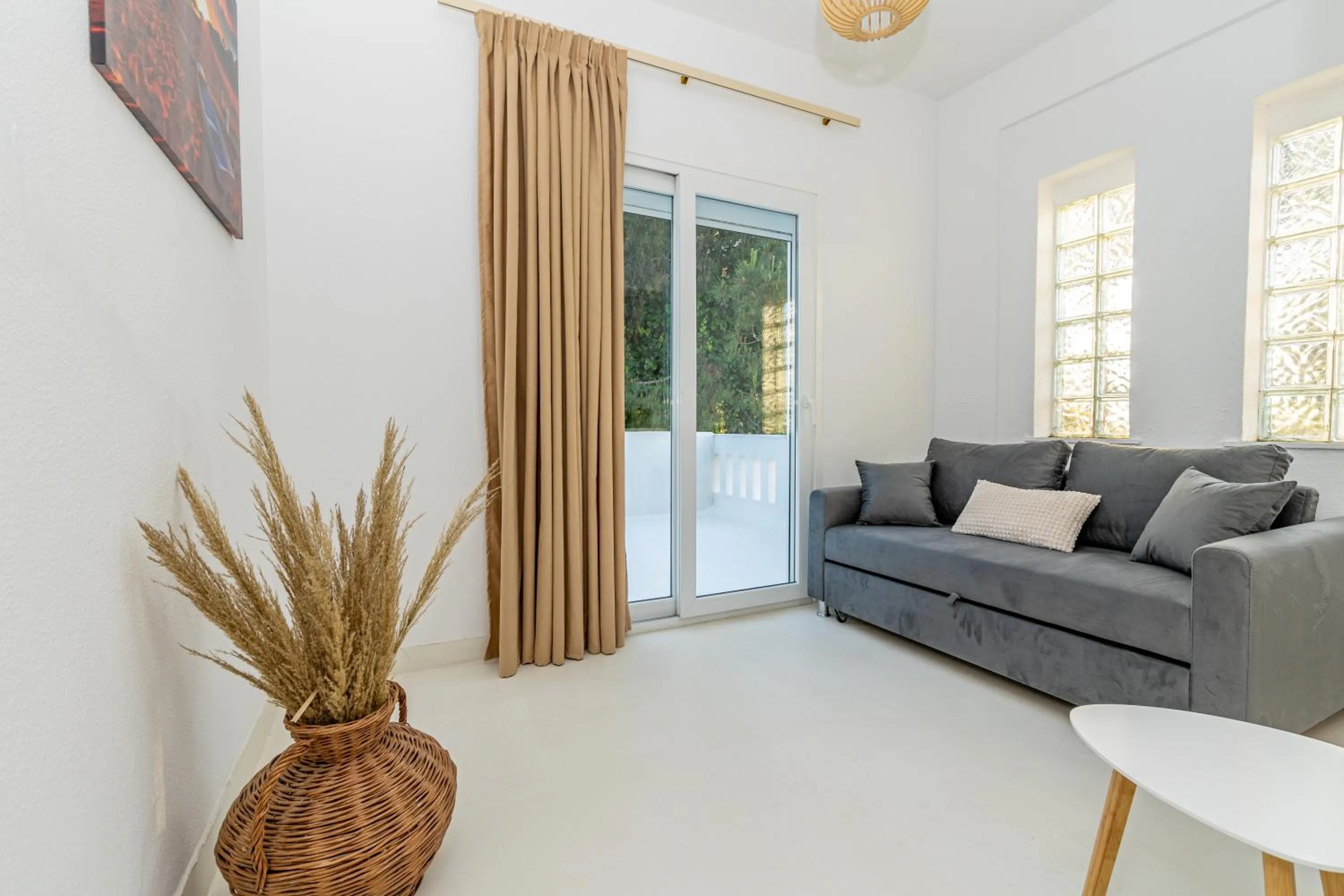 Living room in Theo Bungalows Boutique Hotel