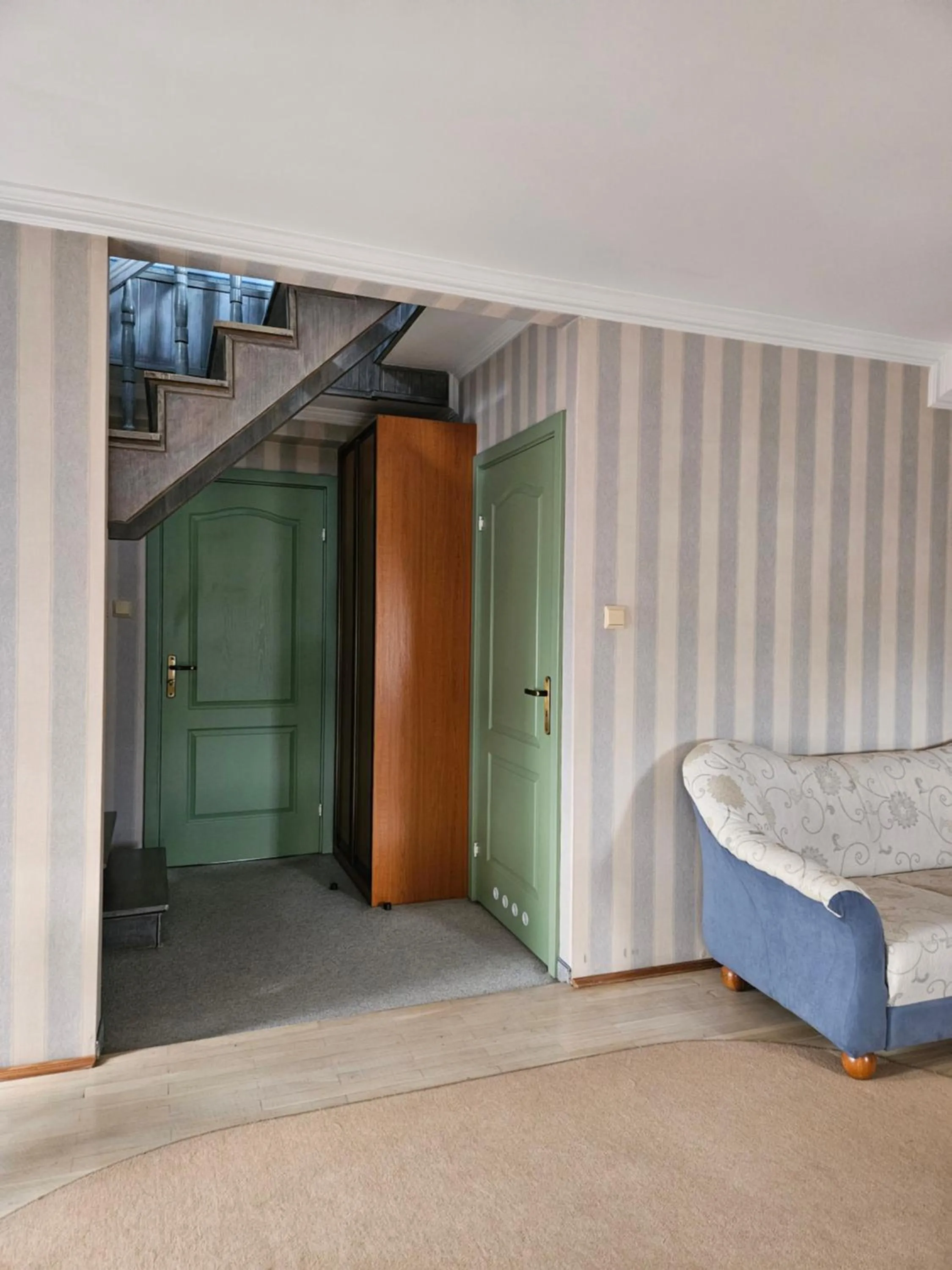 Living room, Bed in Hotel Marmułowski