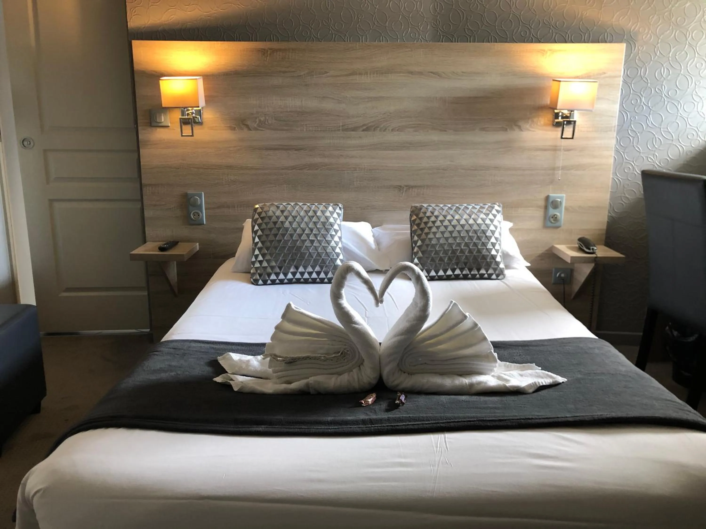 Bed in Hotel de la Terrasse