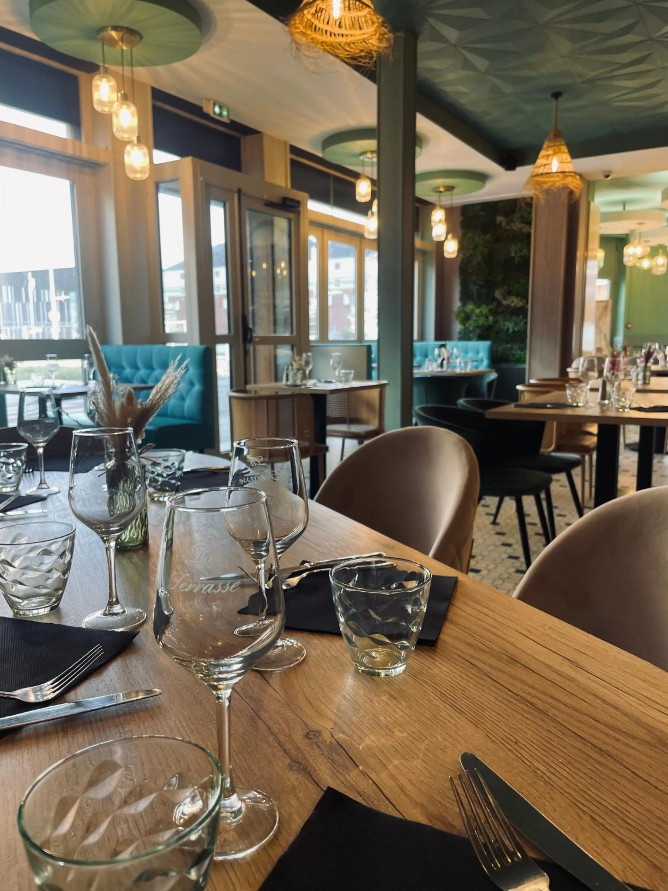 Restaurant/places to eat in Hotel de la Terrasse