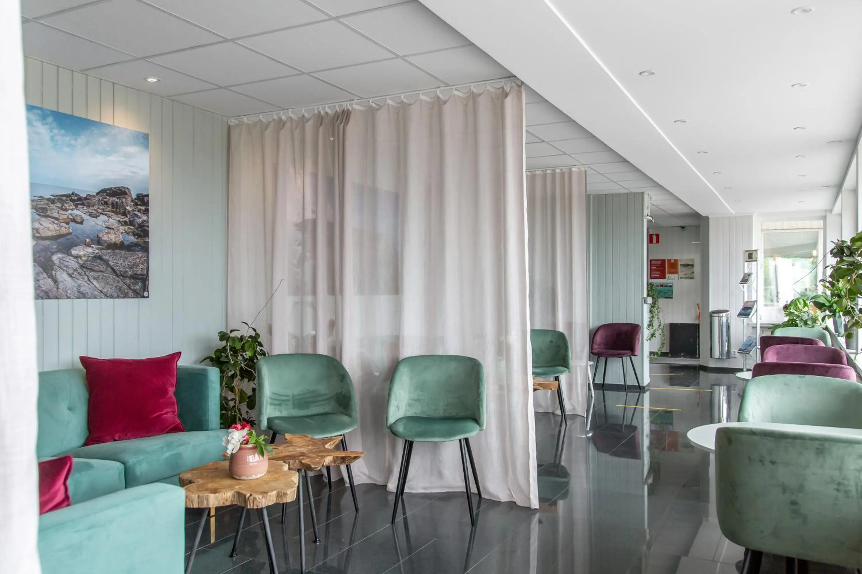 Lobby or reception in Hotell och Restaurang Hovs Hallar