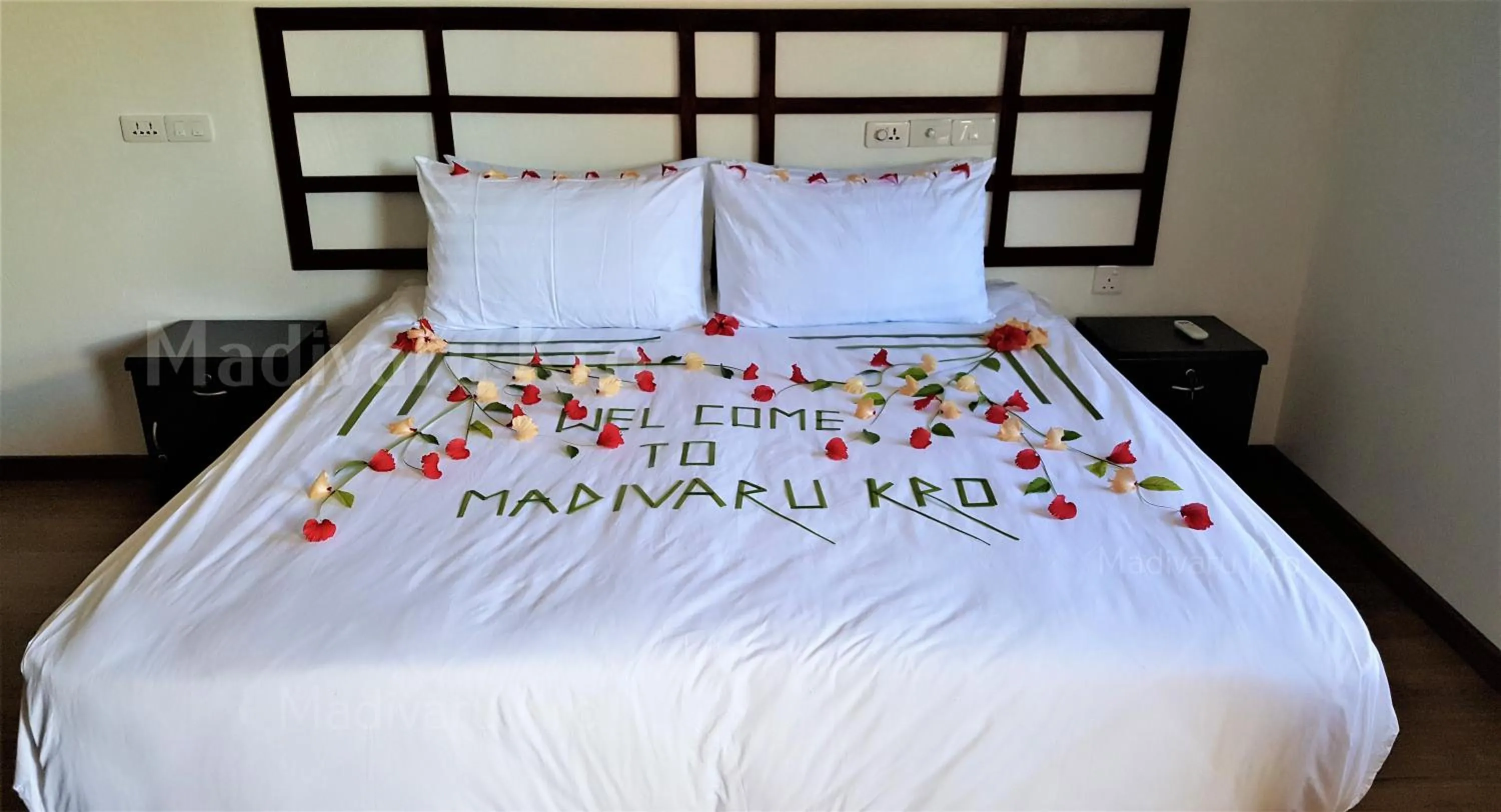 Bed in Madivaru Kro
