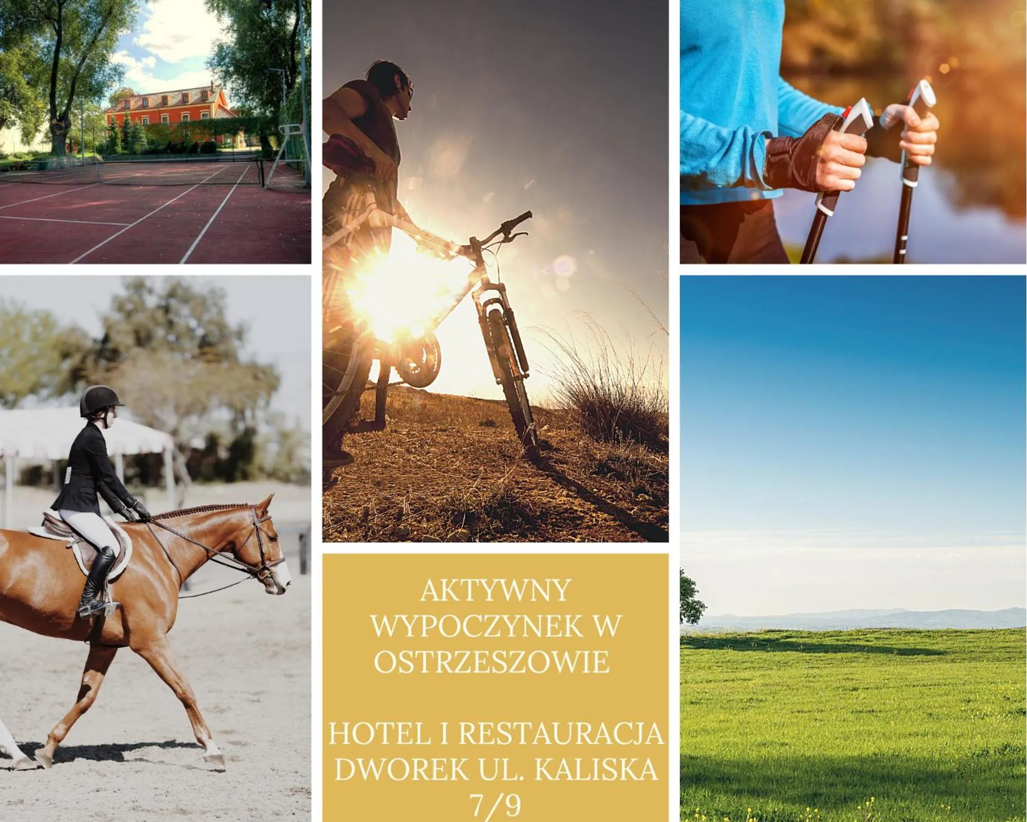 Horse-riding in Dworek 1885