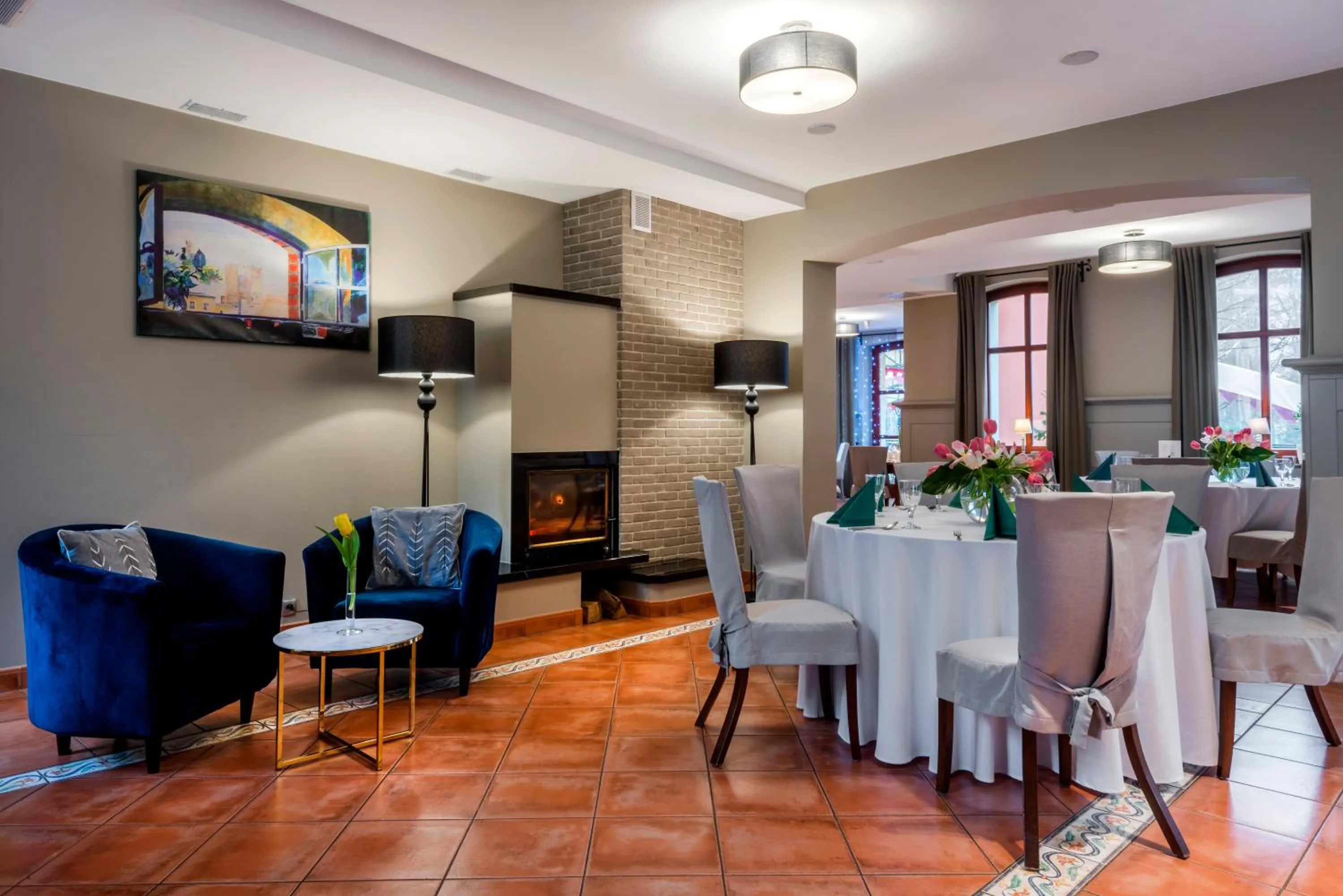 Dining area in Dworek 1885