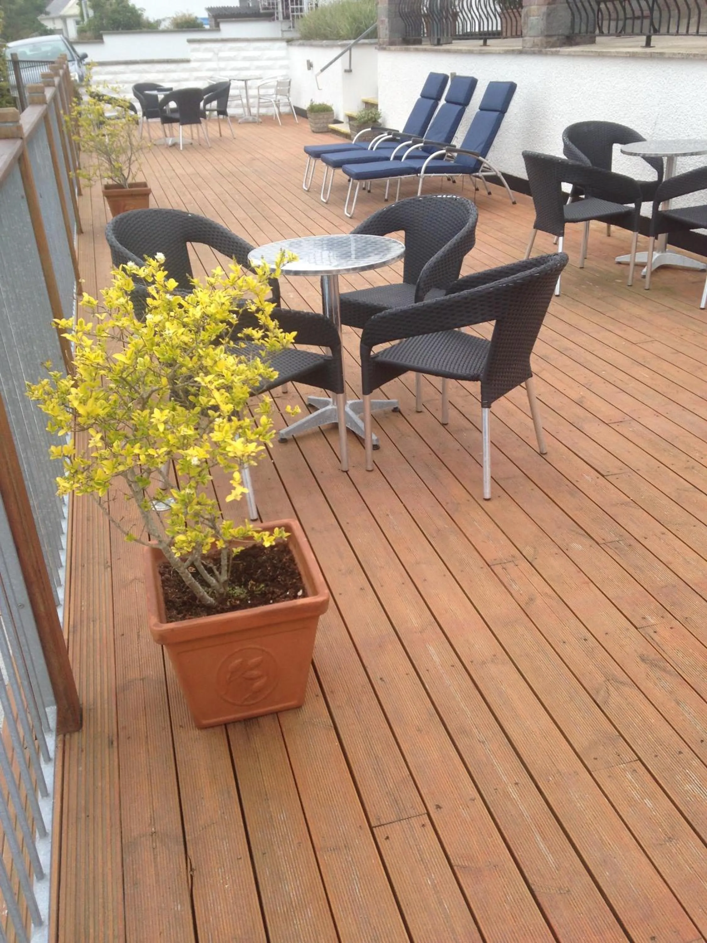 Patio in Merlewood Hotel