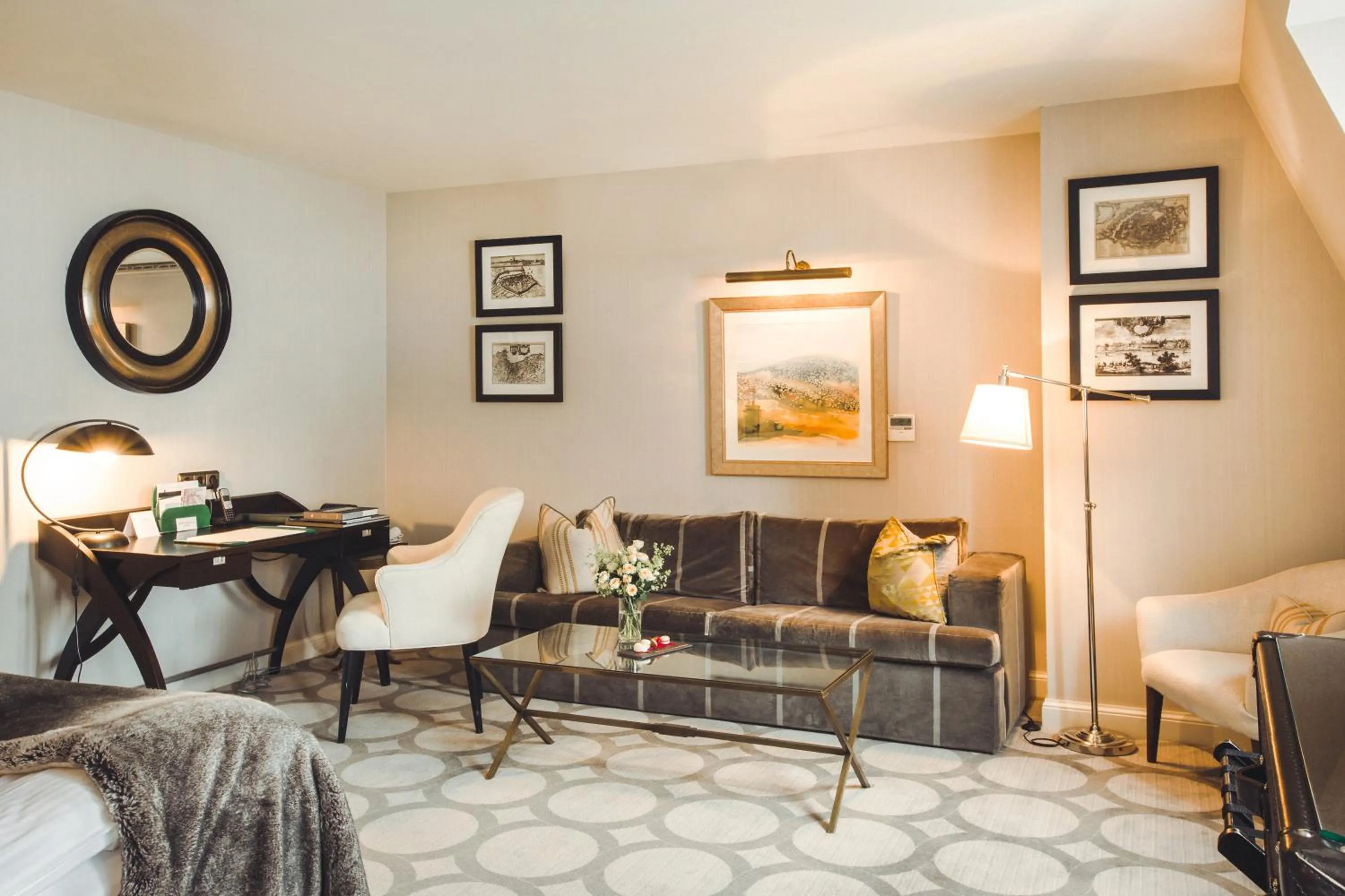 Seating area in Grand Palace Hotel - Small Luxury Hotels of the World