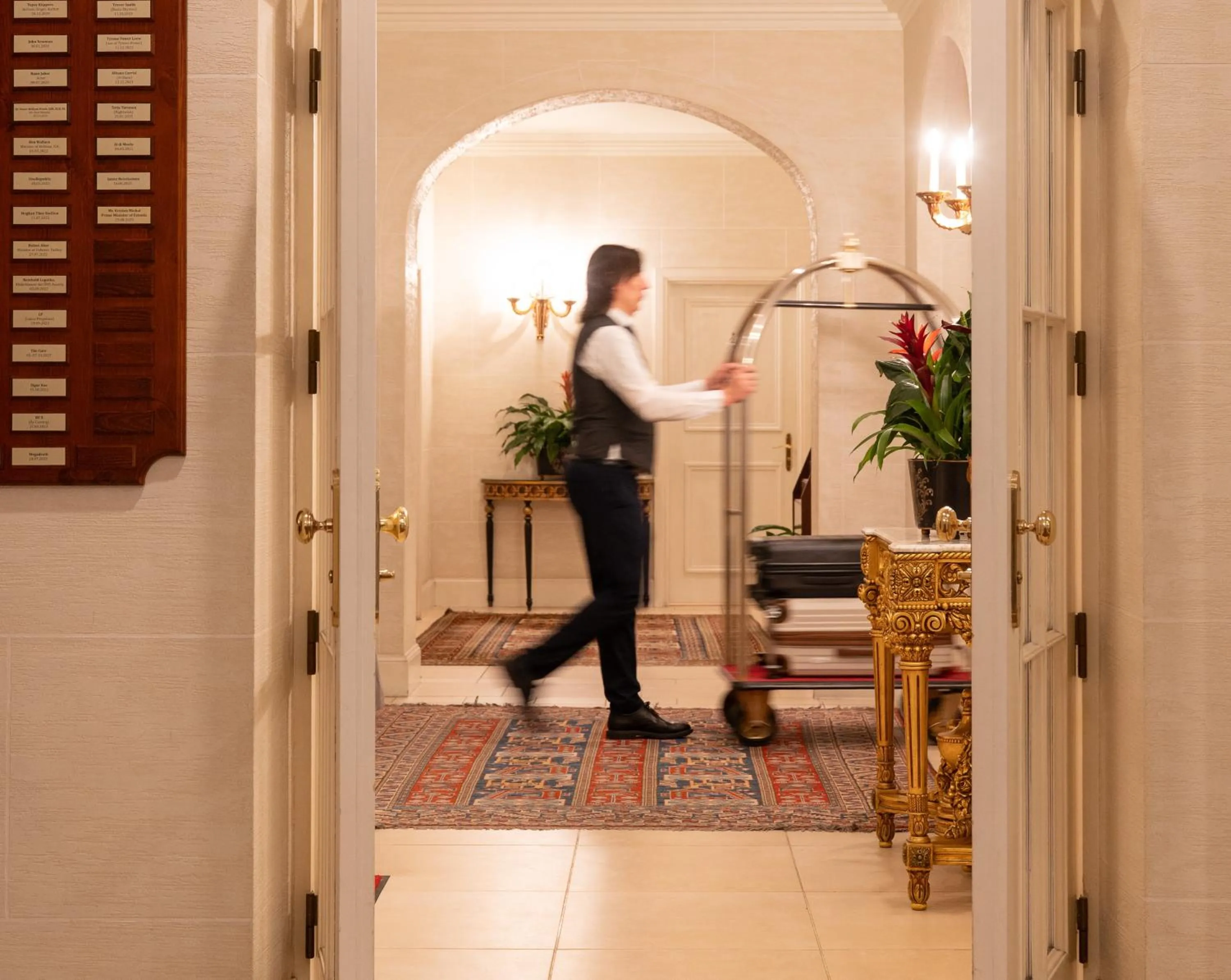 concierge in Grand Palace Hotel - Small Luxury Hotels of the World