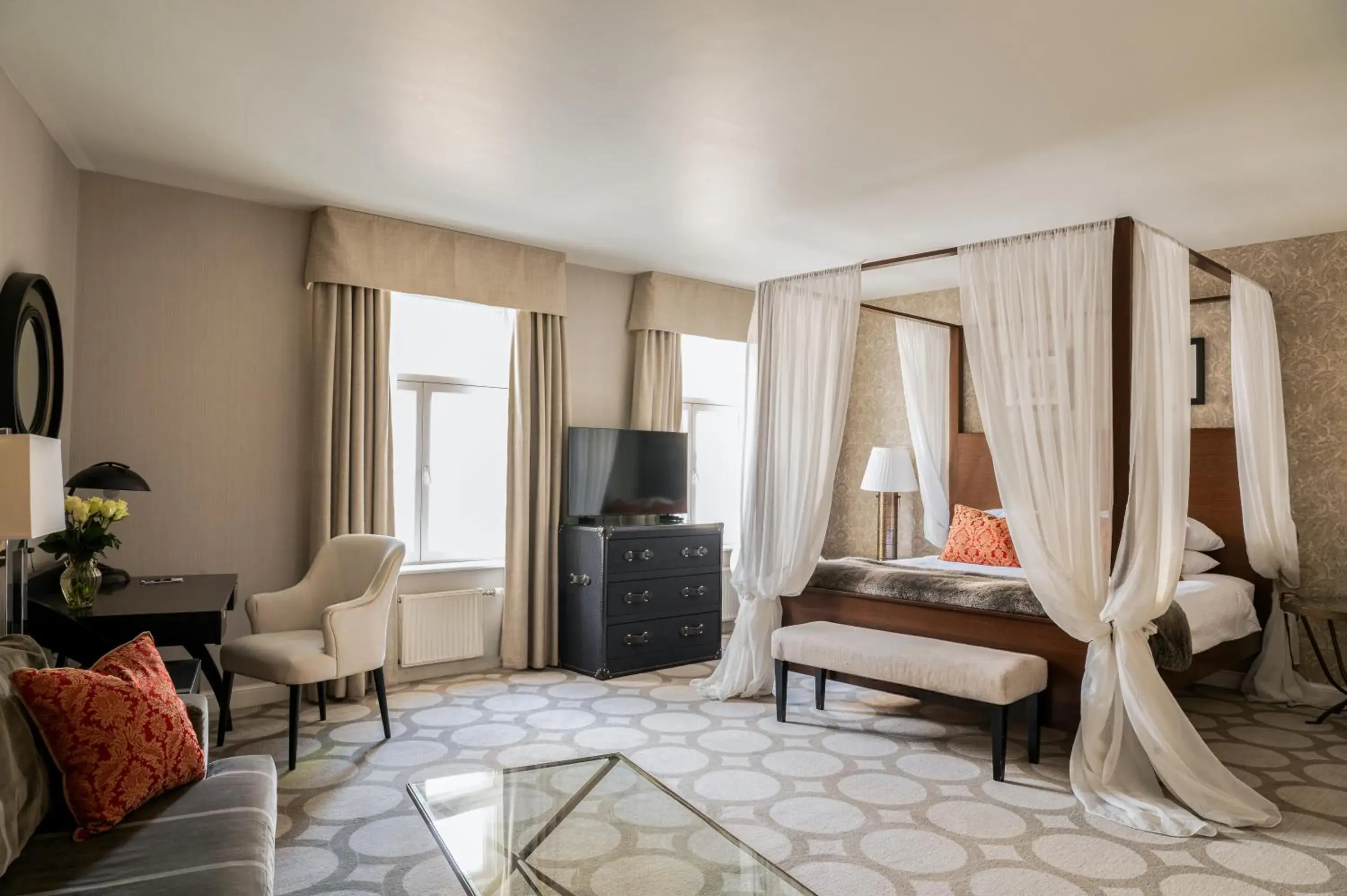 Bed in Grand Palace Hotel - Small Luxury Hotels of the World Bed in Grand Palace Hotel - Small Luxury Hotels of the World