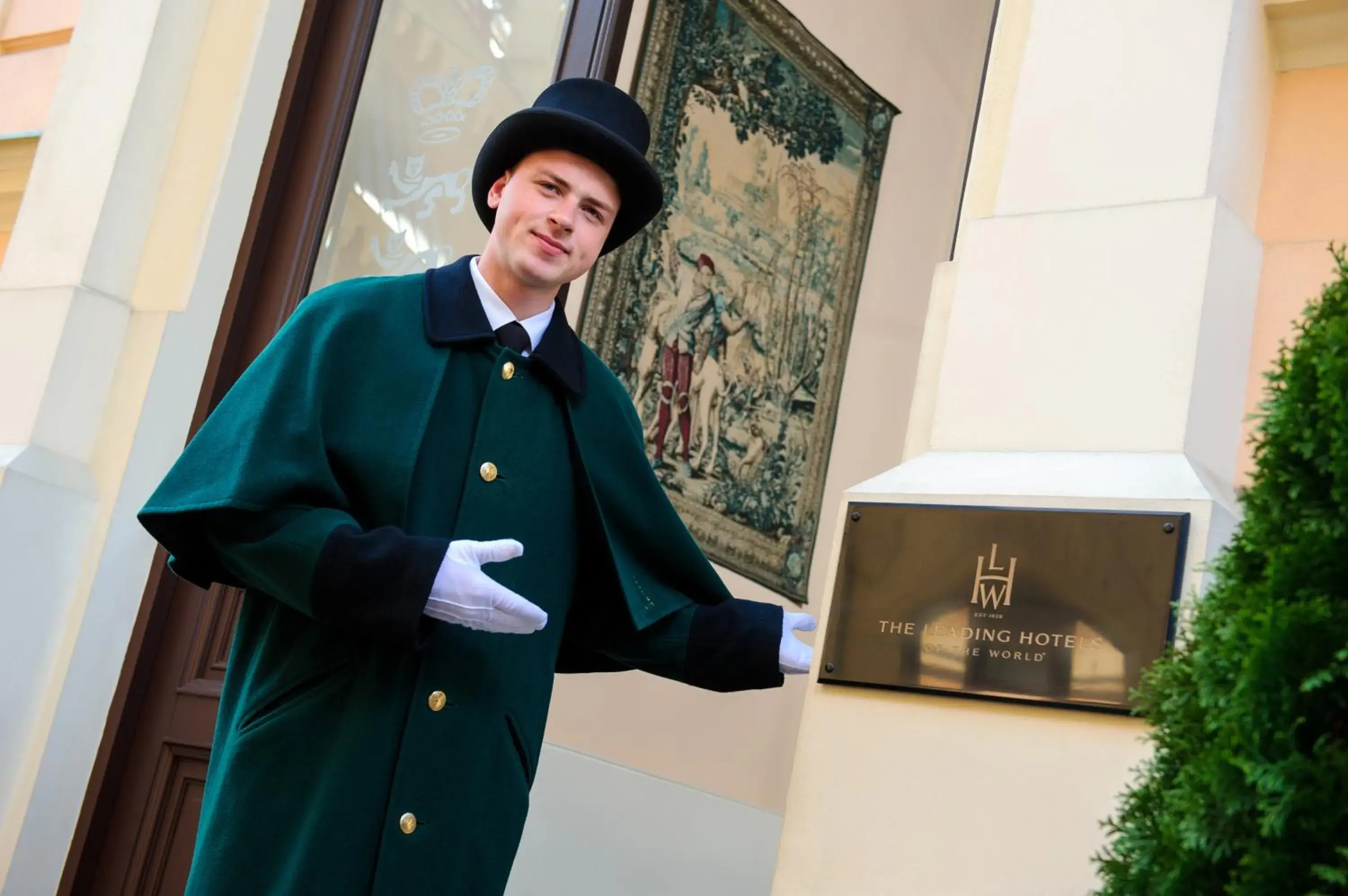 Facade/entrance in Grand Palace Hotel - Small Luxury Hotels of the World Facade/entrance in Grand Palace Hotel - Small Luxury Hotels of the World
