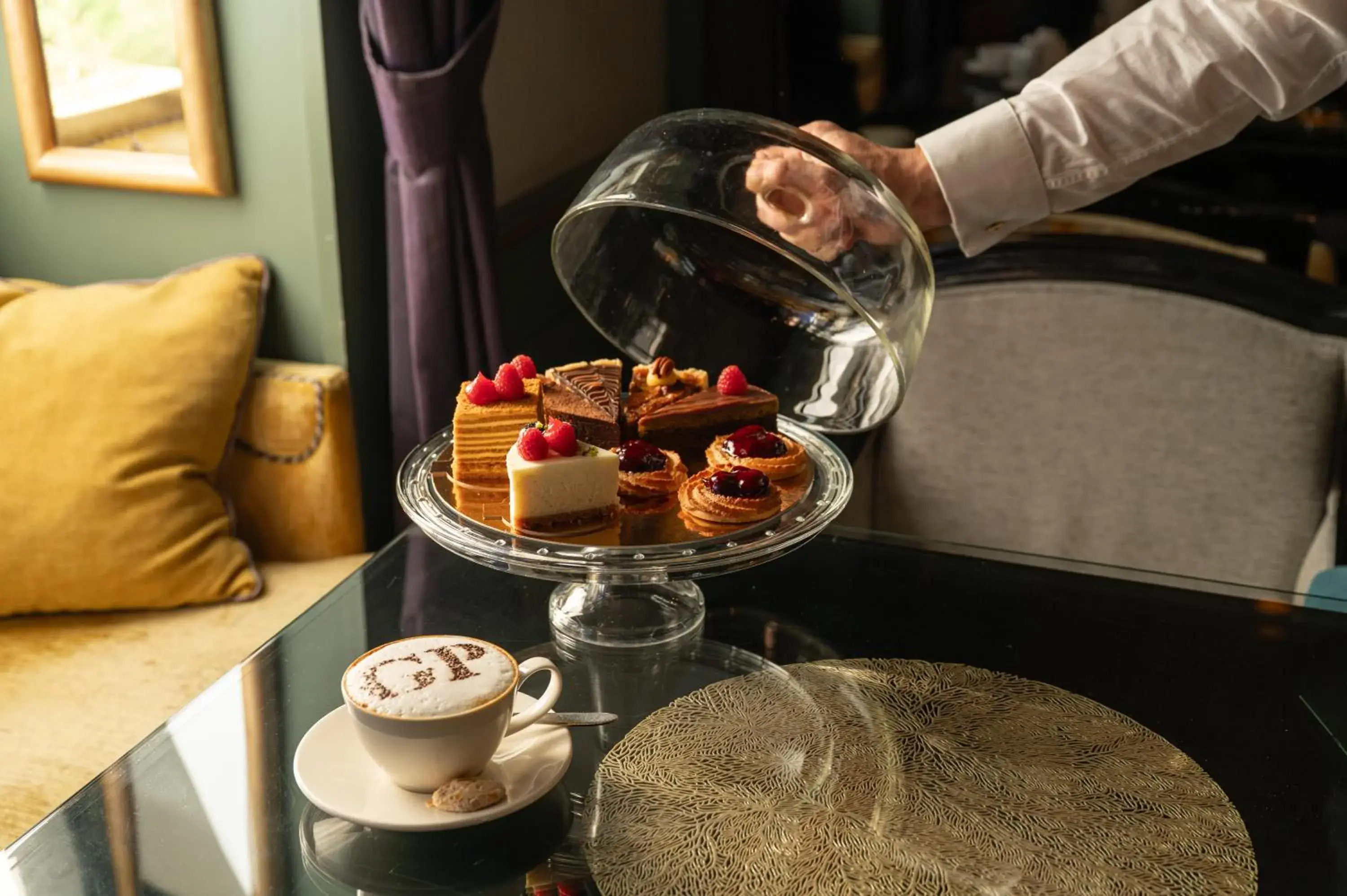 Lounge or bar in Grand Palace Hotel - Small Luxury Hotels of the World Lounge or bar in Grand Palace Hotel - Small Luxury Hotels of the World