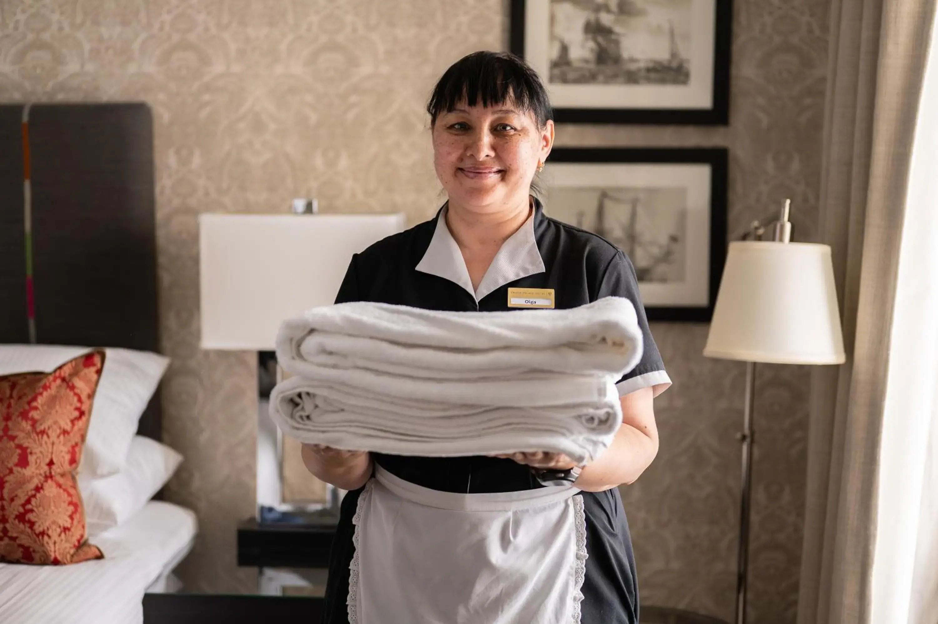 Staff, Bed in Grand Palace Hotel - Small Luxury Hotels of the World Staff, Bed in Grand Palace Hotel - Small Luxury Hotels of the World