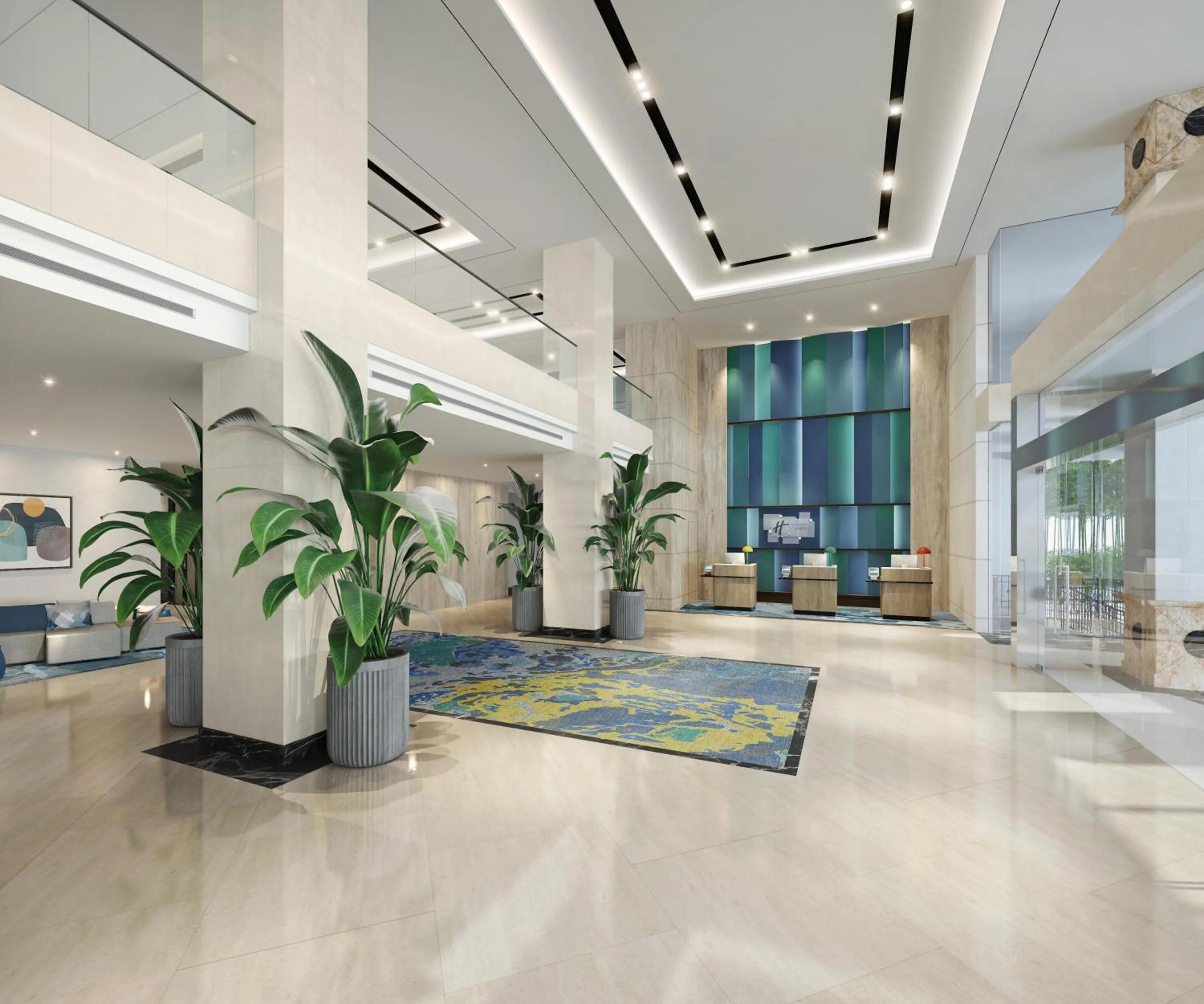 Lobby or reception in Holiday Inn Express & Suites Singapore Novena by IHG
