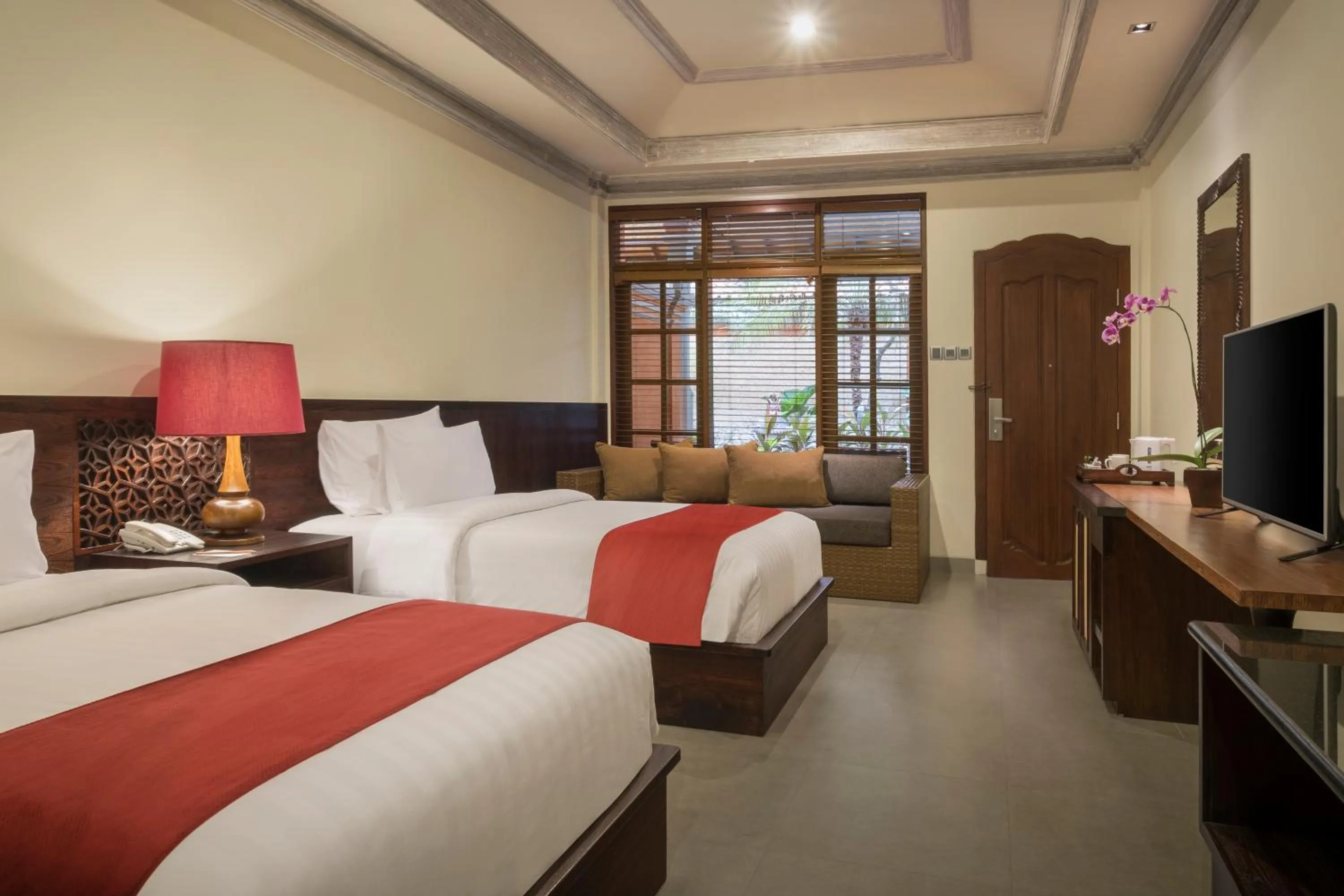 Bedroom, Bed in Griya Santrian a Beach Resort And Spa