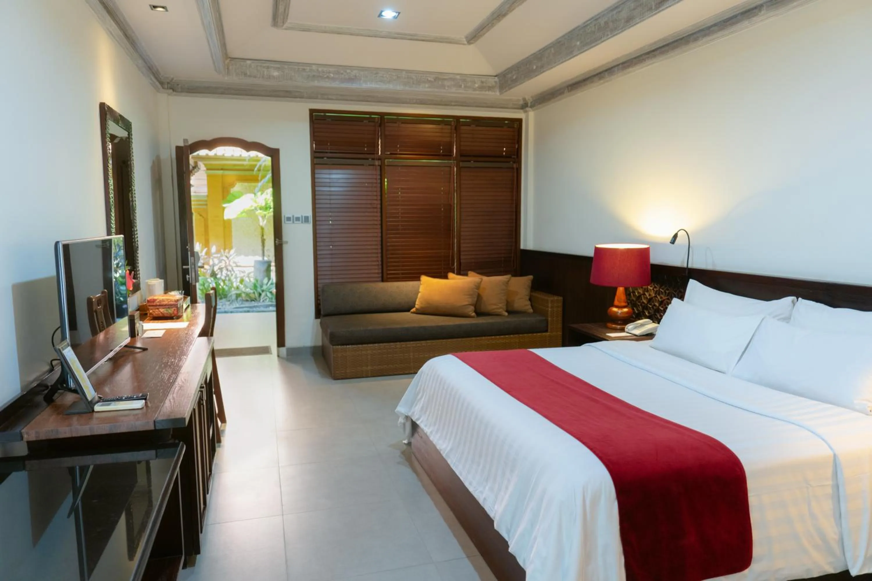 Bedroom, Bed in Griya Santrian a Beach Resort And Spa