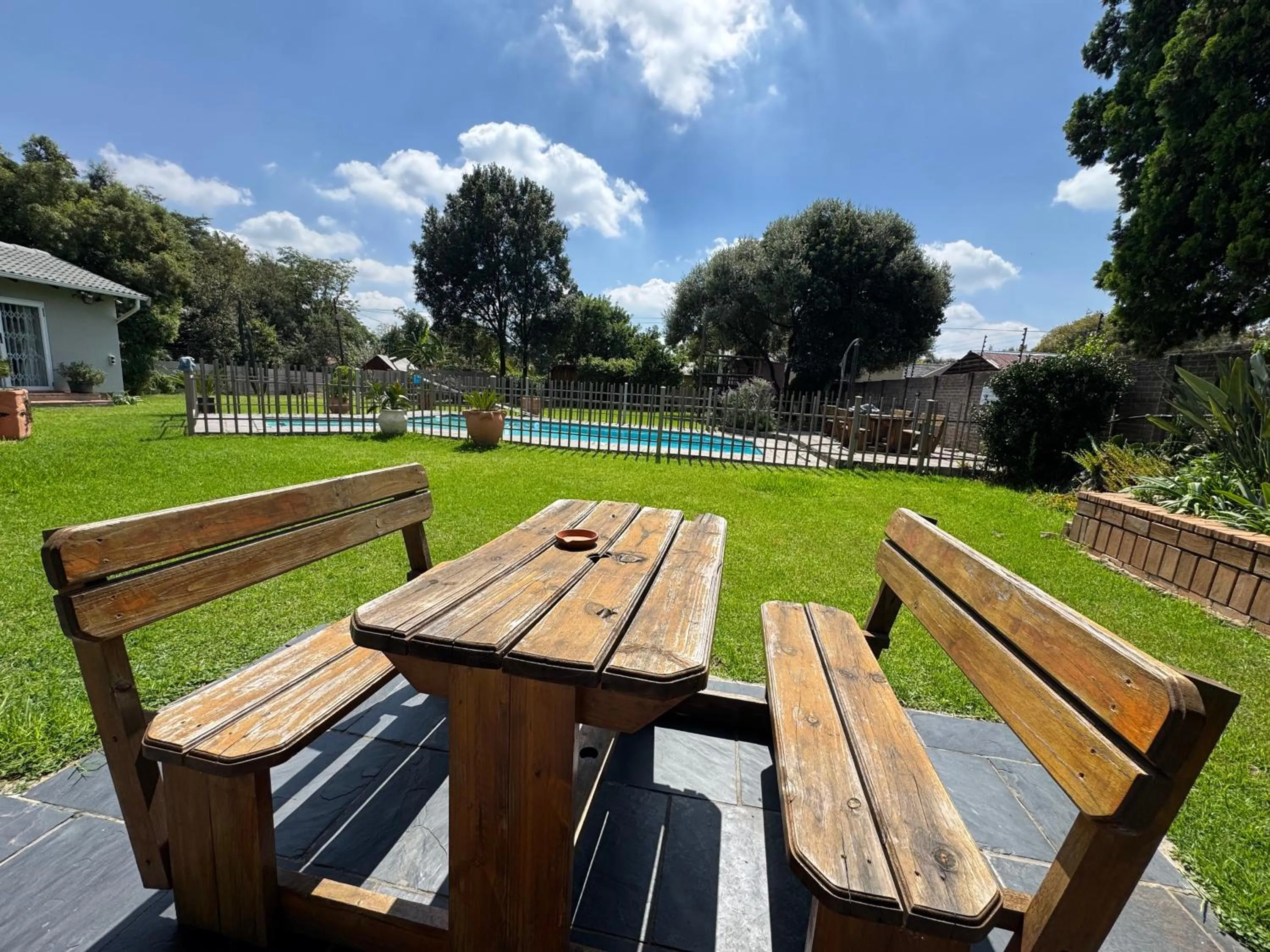 Garden view in 8 Ibis Lane Guest House