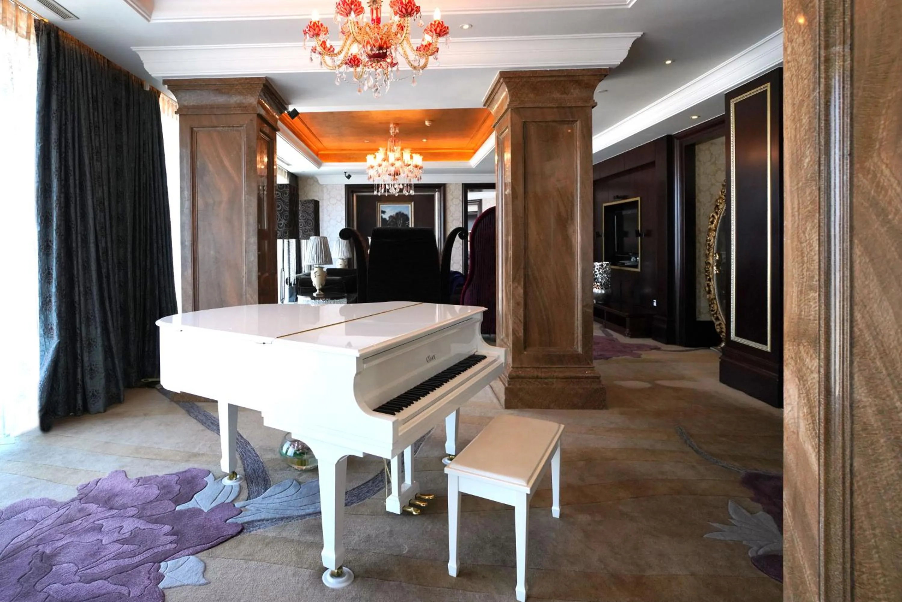 Seating area in InterContinental Dalian by IHG