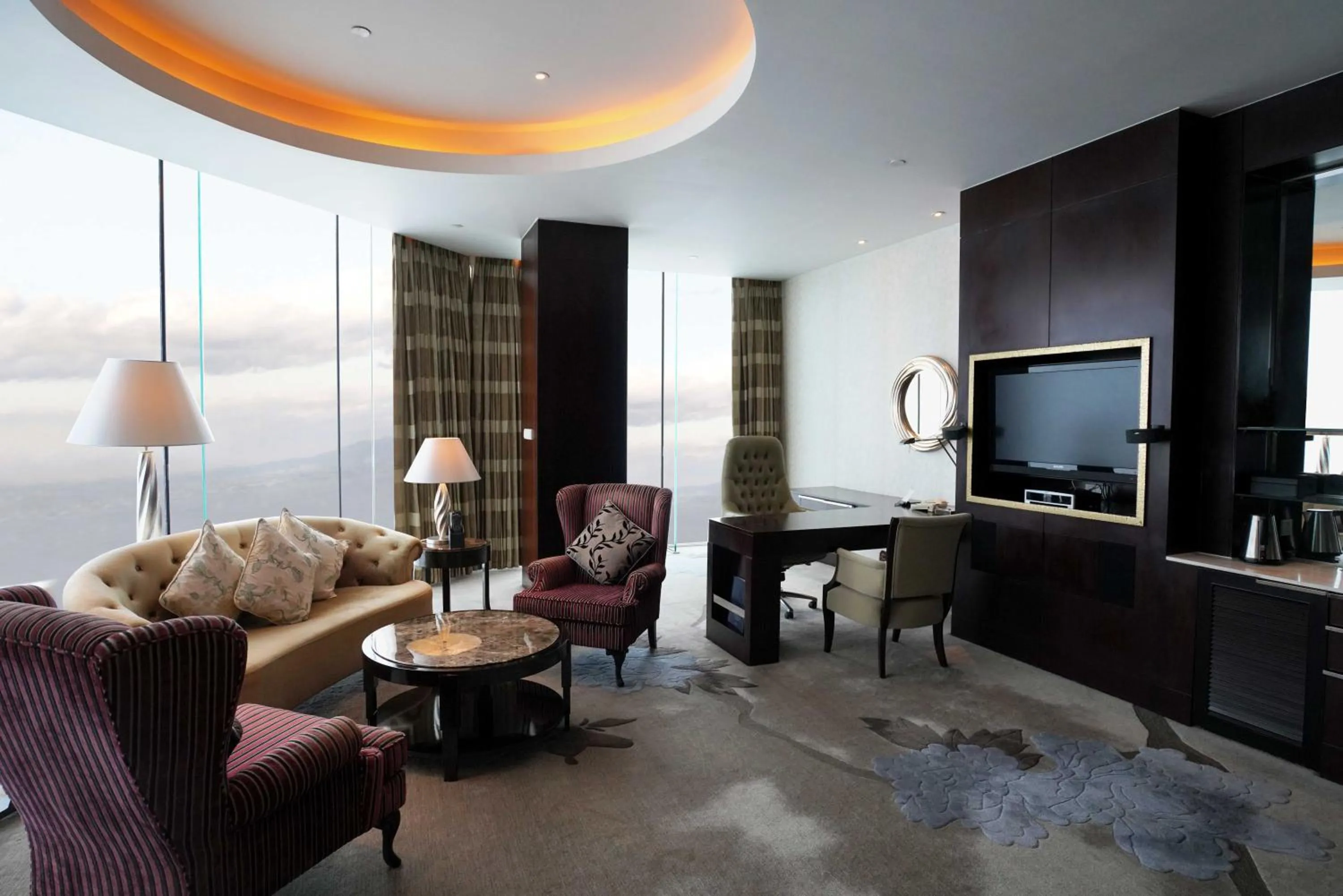 Living room in InterContinental Dalian by IHG