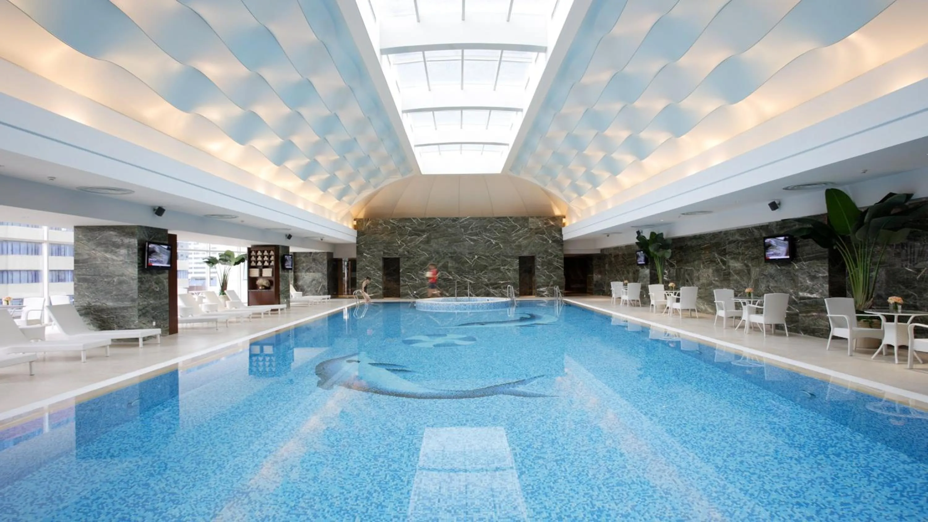 Swimming pool in InterContinental Dalian by IHG