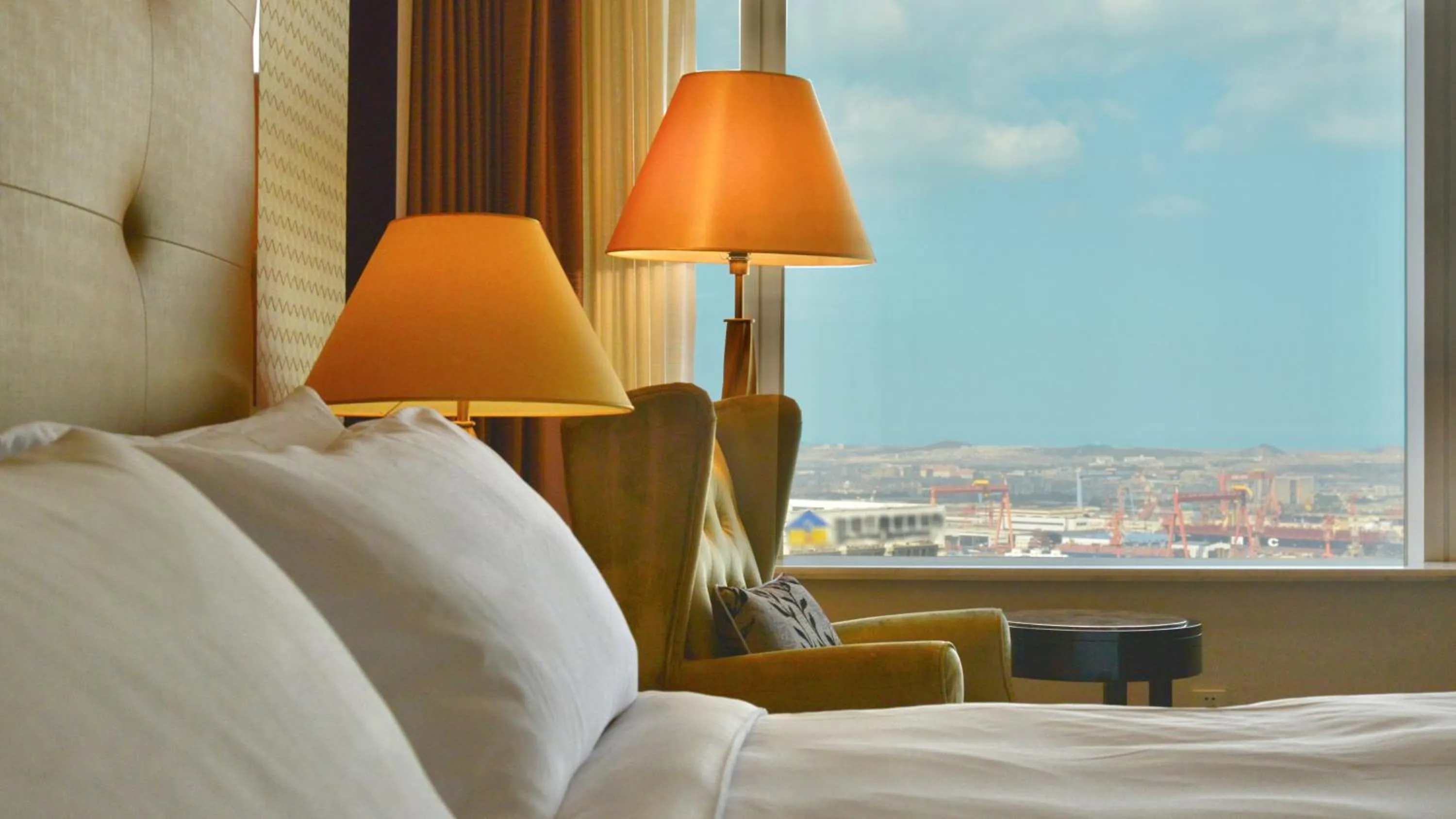 Photo of the whole room, Bed in InterContinental Dalian by IHG