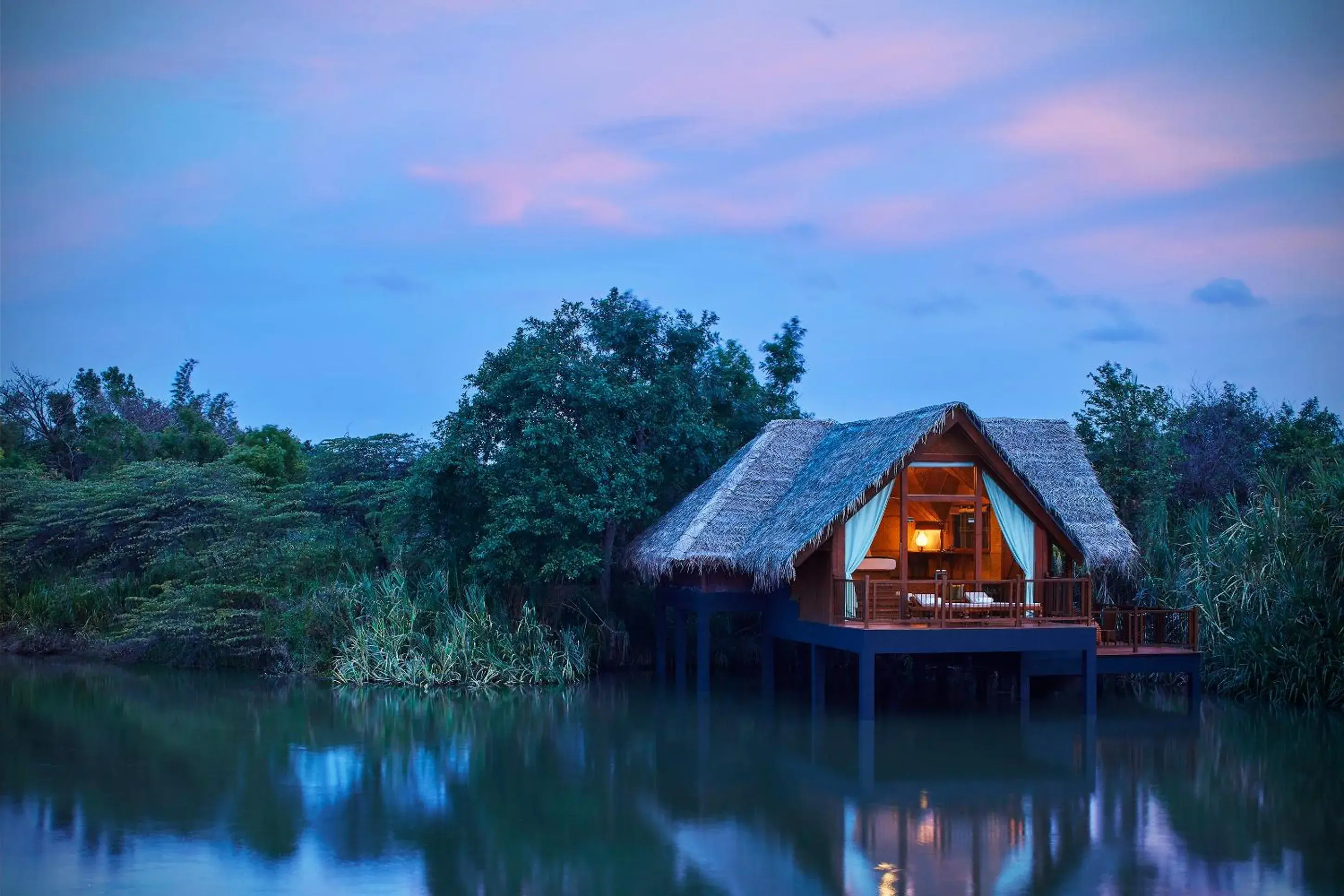 Water Dwelling in Jetwing Vil Uyana, A Luxury Reserve Water Dwelling in Jetwing Vil Uyana, A Luxury Reserve