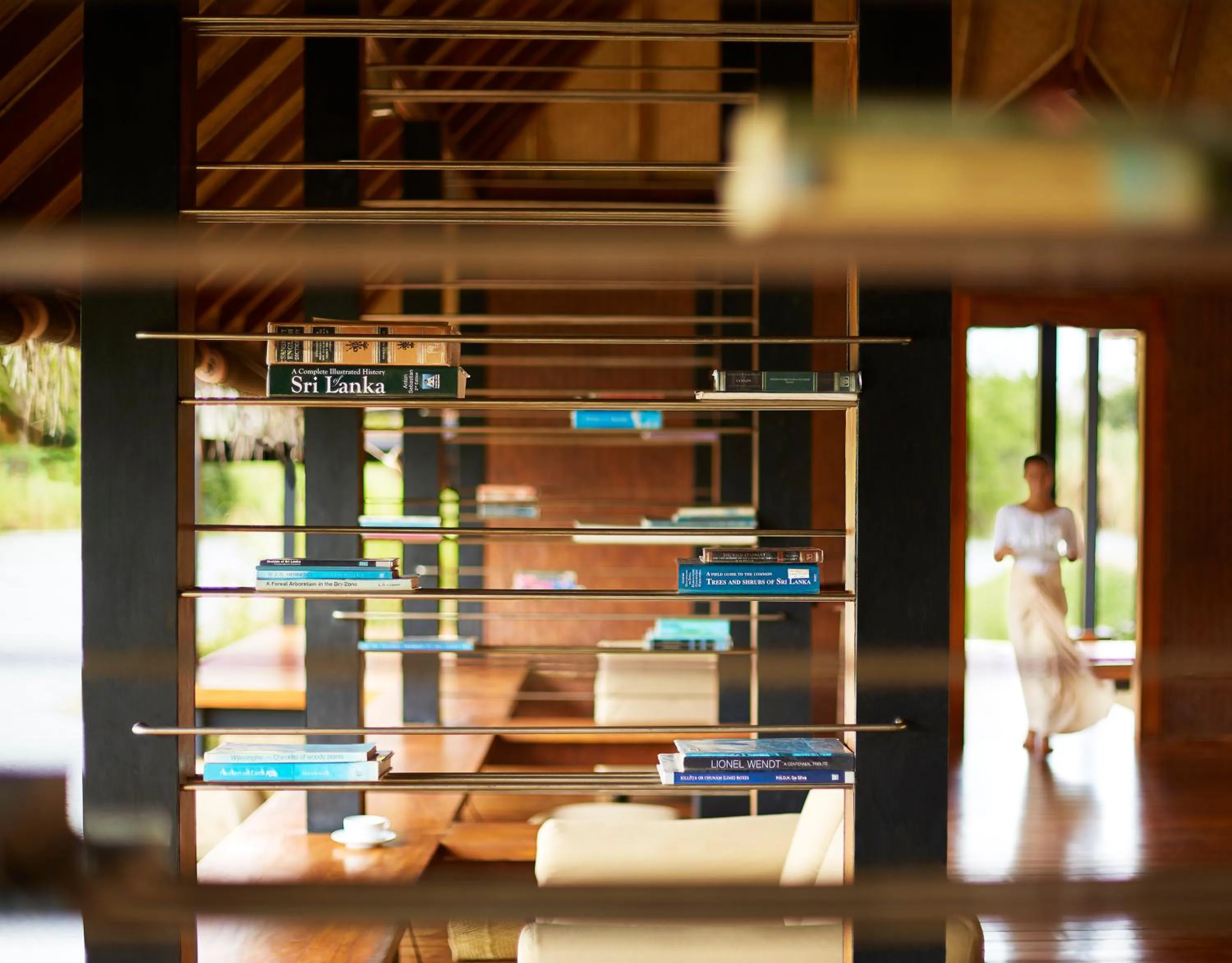 Library in Jetwing Vil Uyana, A Luxury Reserve