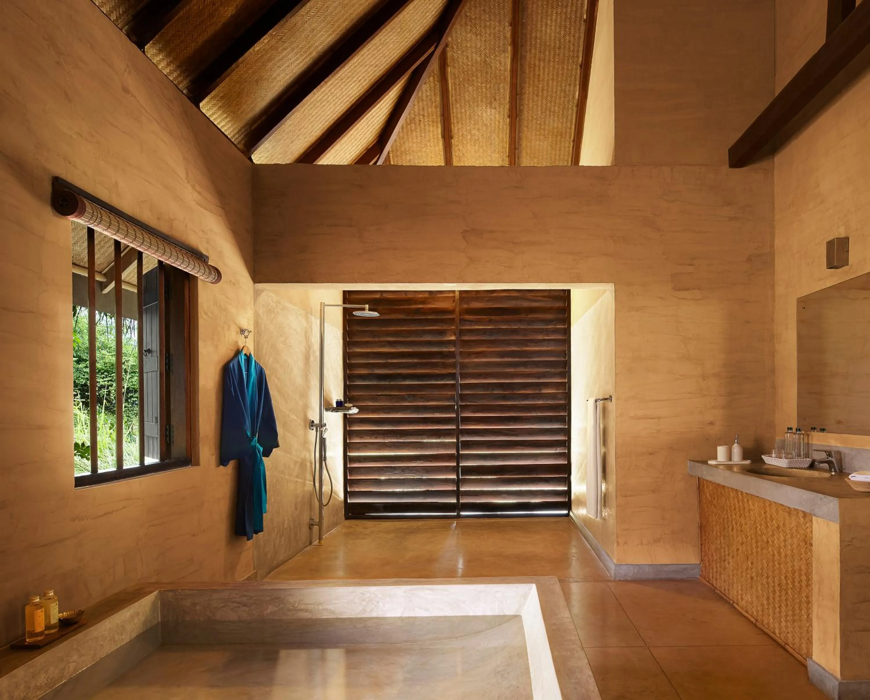 Shower in Jetwing Vil Uyana, A Luxury Reserve