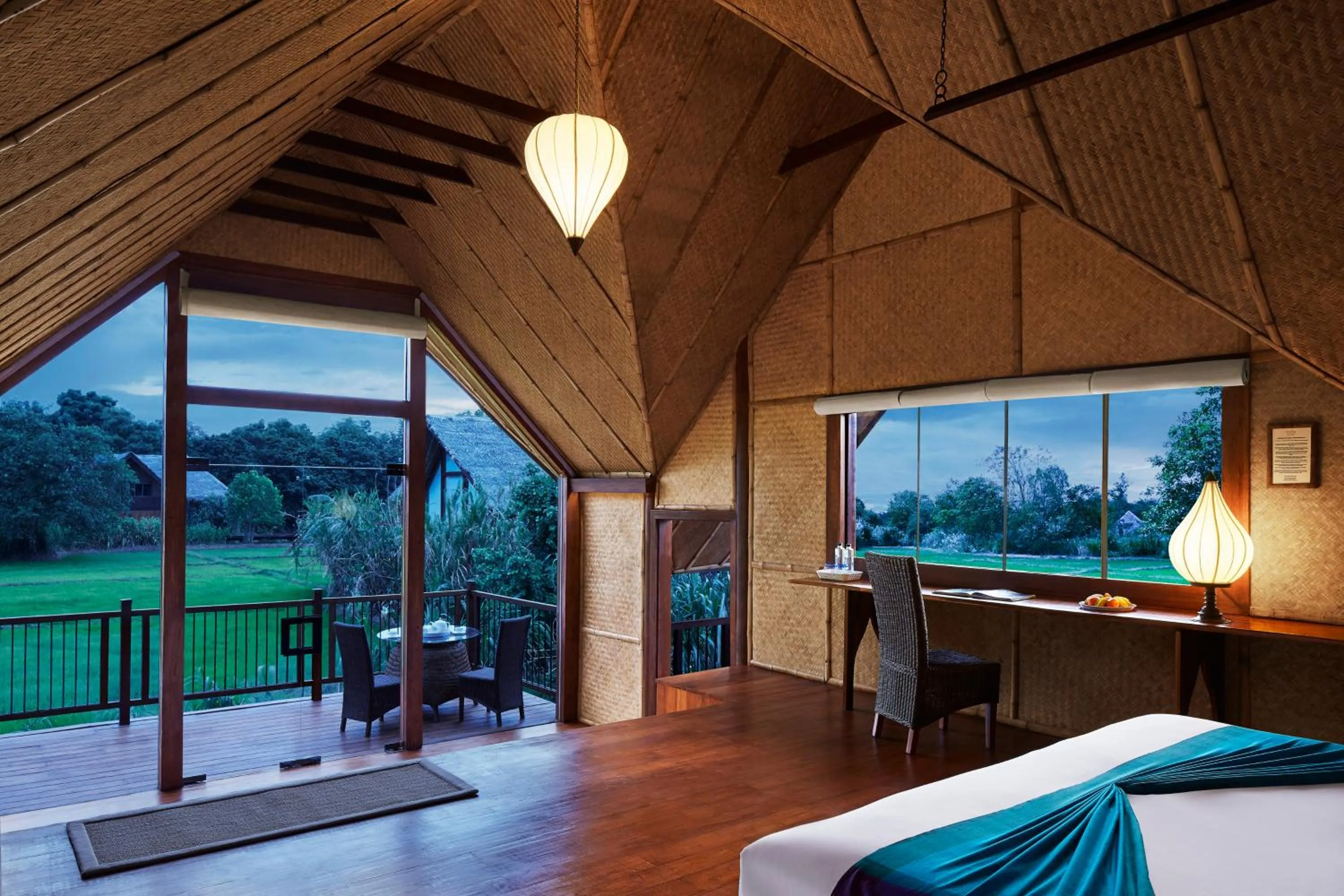 View (from property/room), Bed in Jetwing Vil Uyana, A Luxury Reserve